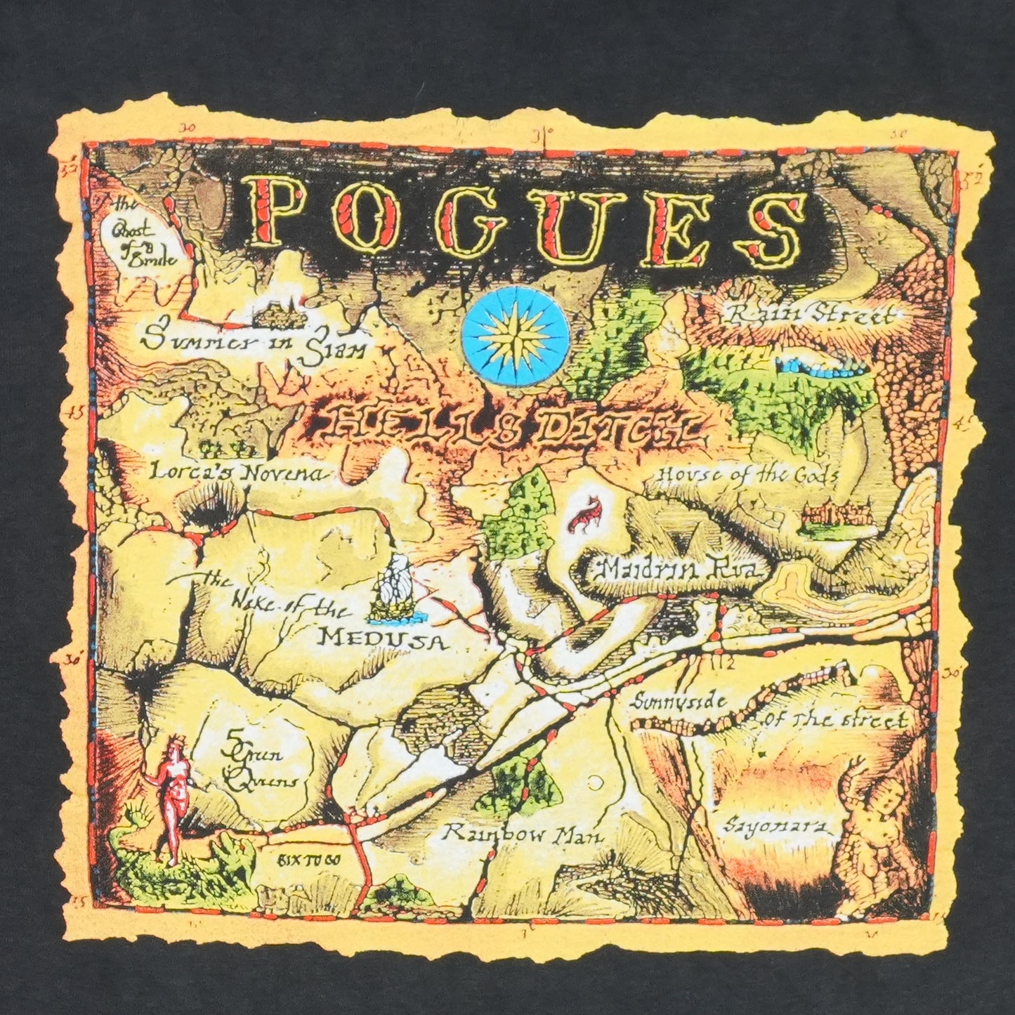 1990 The Pogues Hell's Ditch Shirt