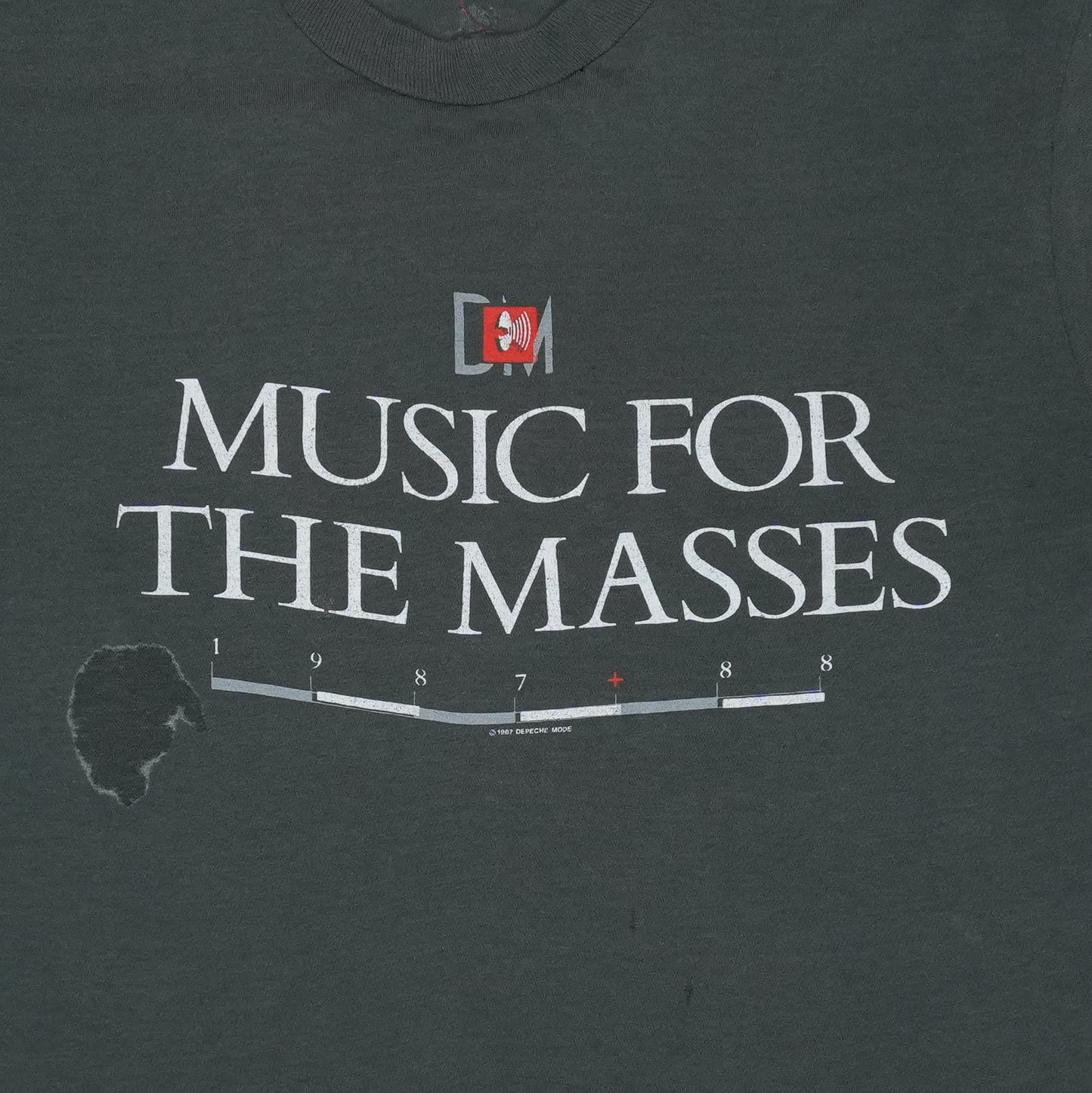 1987 Depeche Mode Music For The Masses Tour Shirt