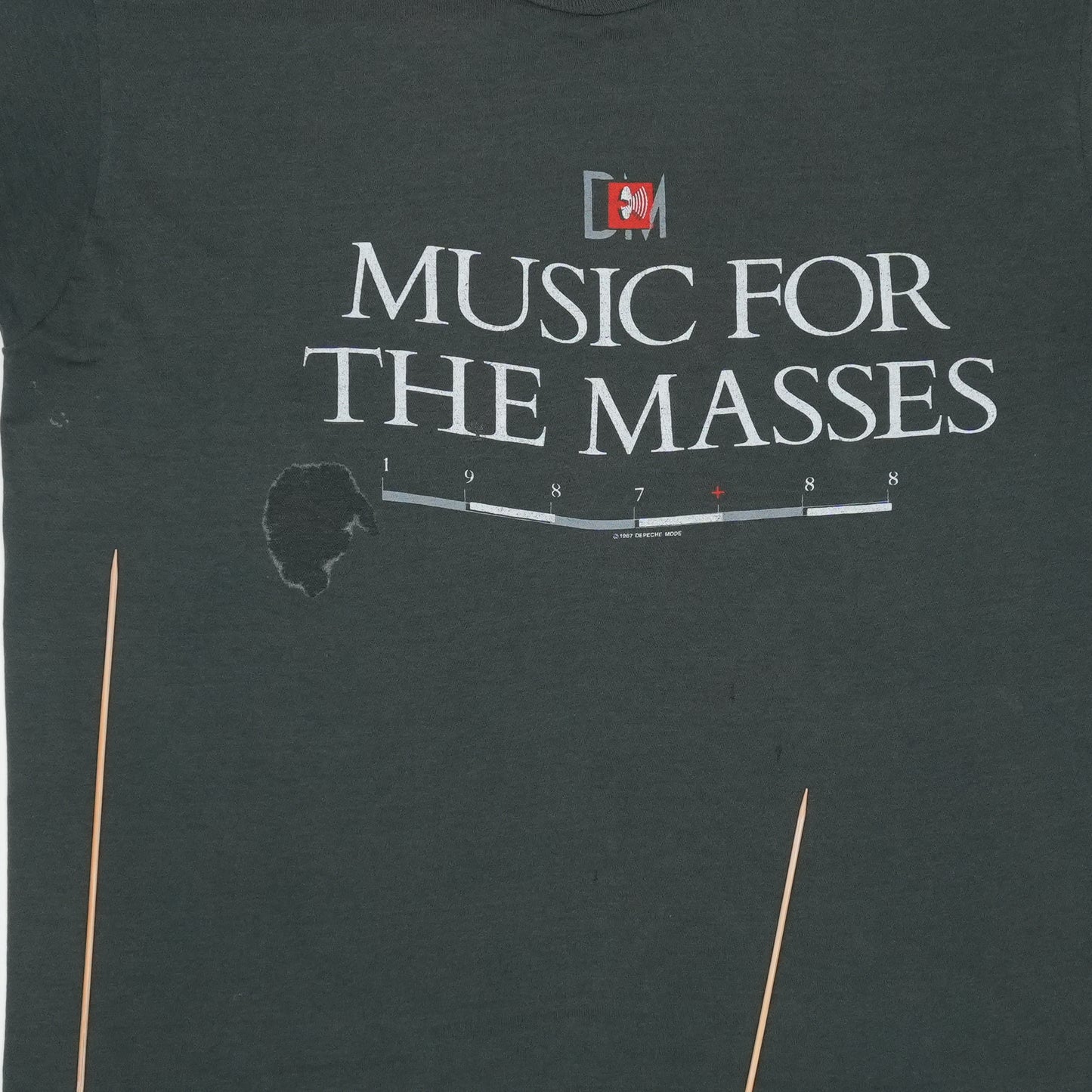 1987 Depeche Mode Music For The Masses Tour Shirt