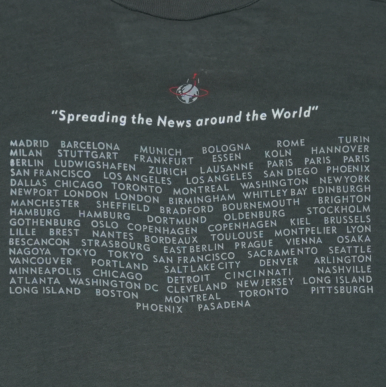 1987 Depeche Mode Music For The Masses Tour Shirt