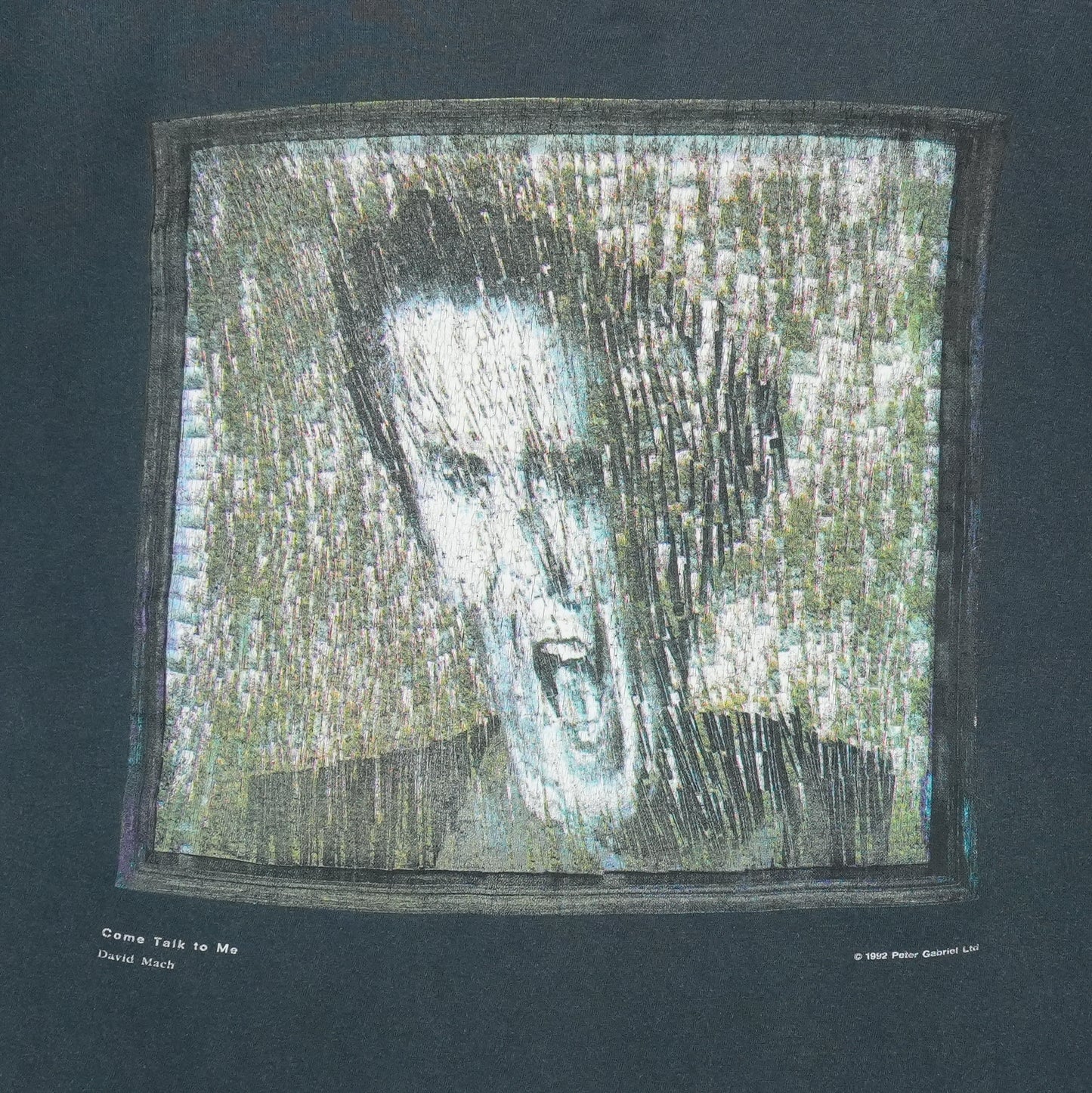 1992 Peter Gabriel Secret World Tour Shirt