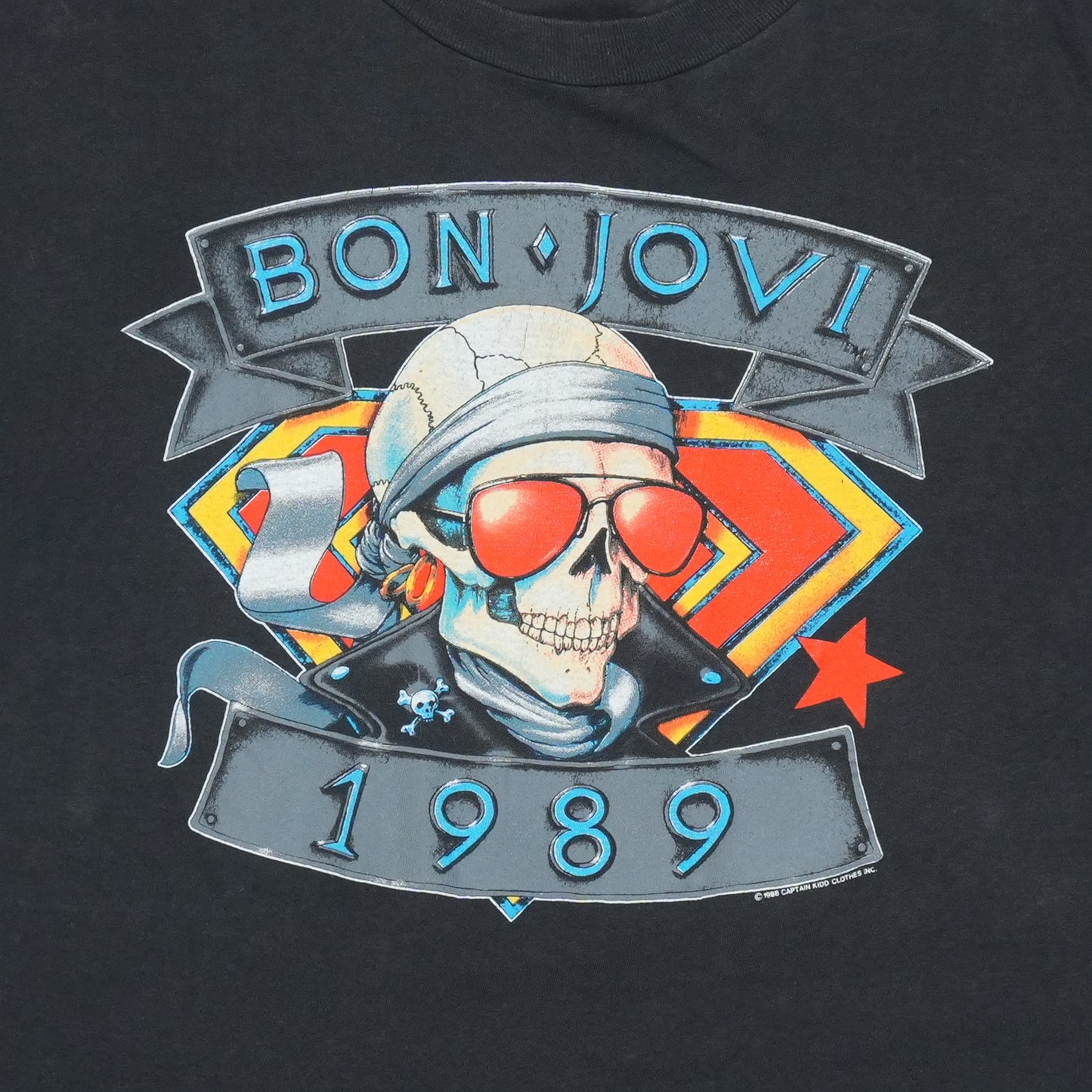 1989 Bon Jovi We're Back Kickin Ass Shirt