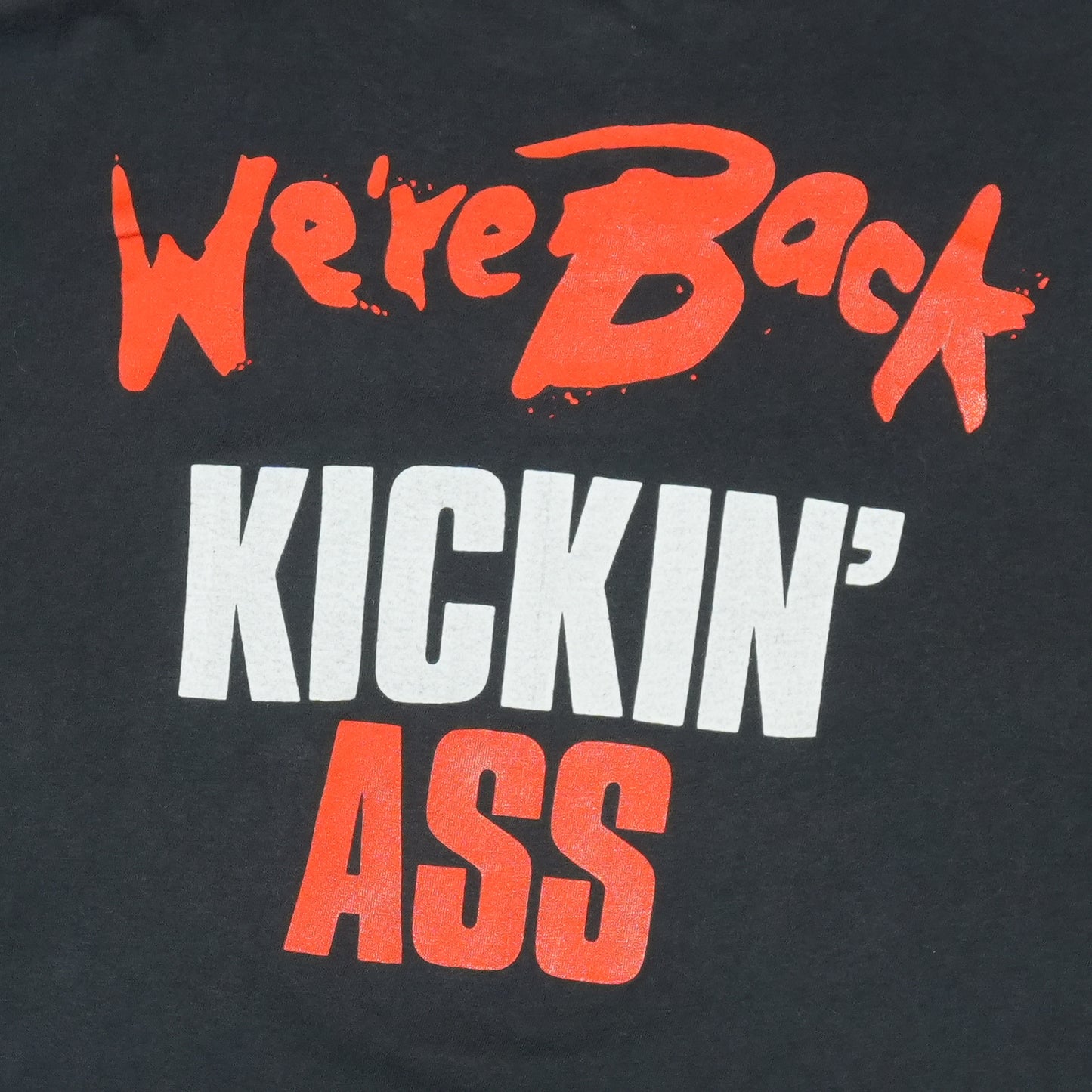 1989 Bon Jovi We're Back Kickin Ass Shirt