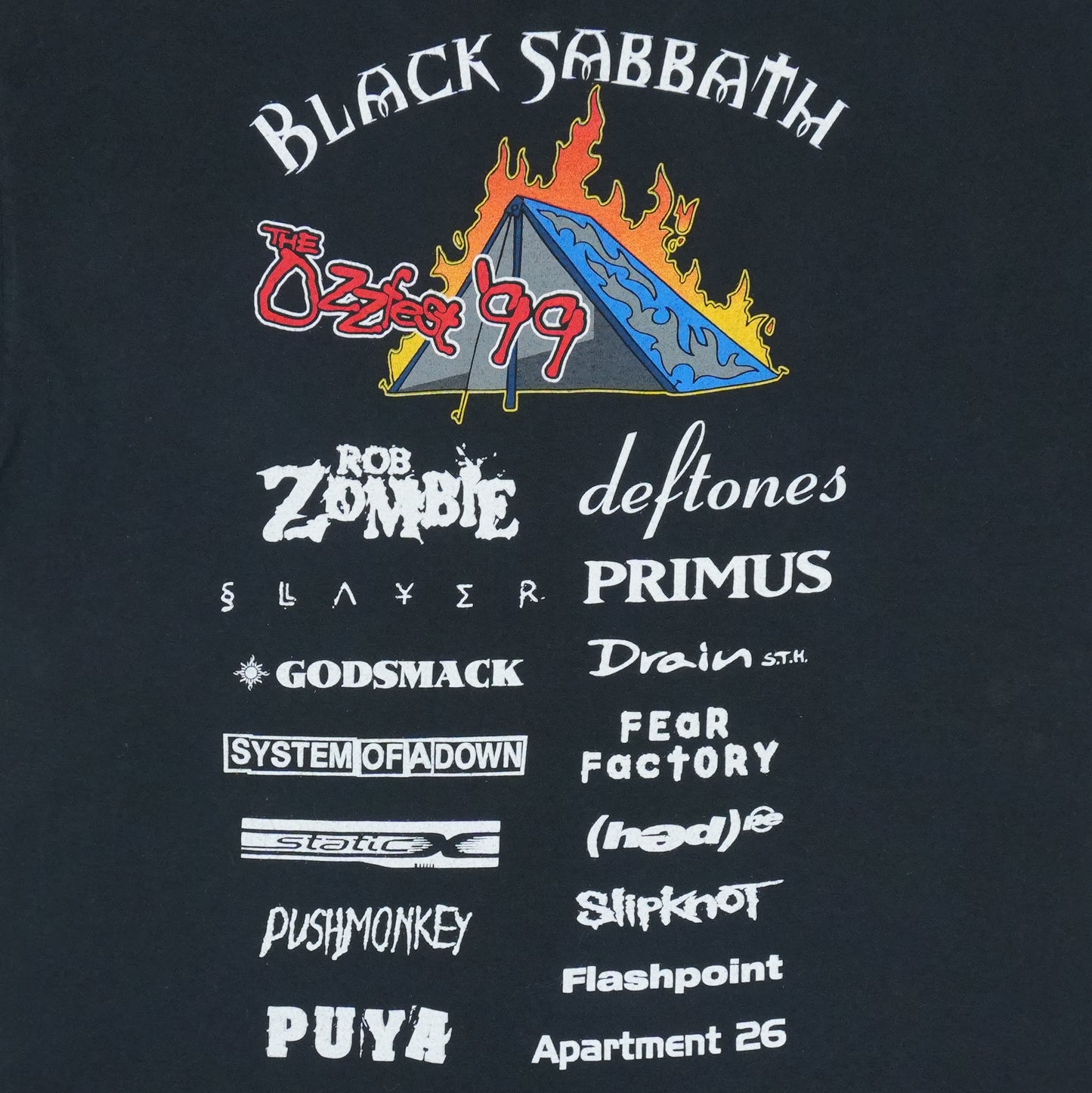 1999 Ozzy Osbourne Ozzfest Shirt