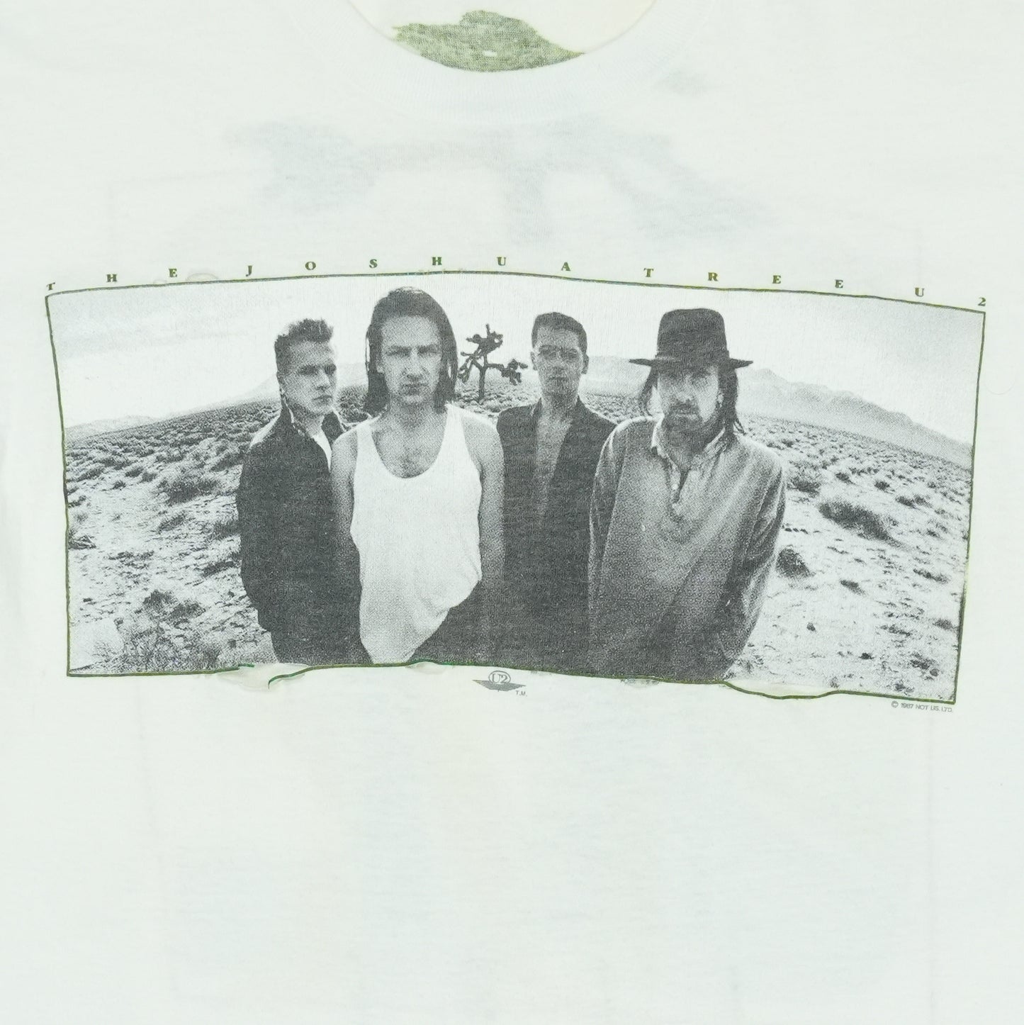 1987 U2 Joshua Tree Tour Shirt