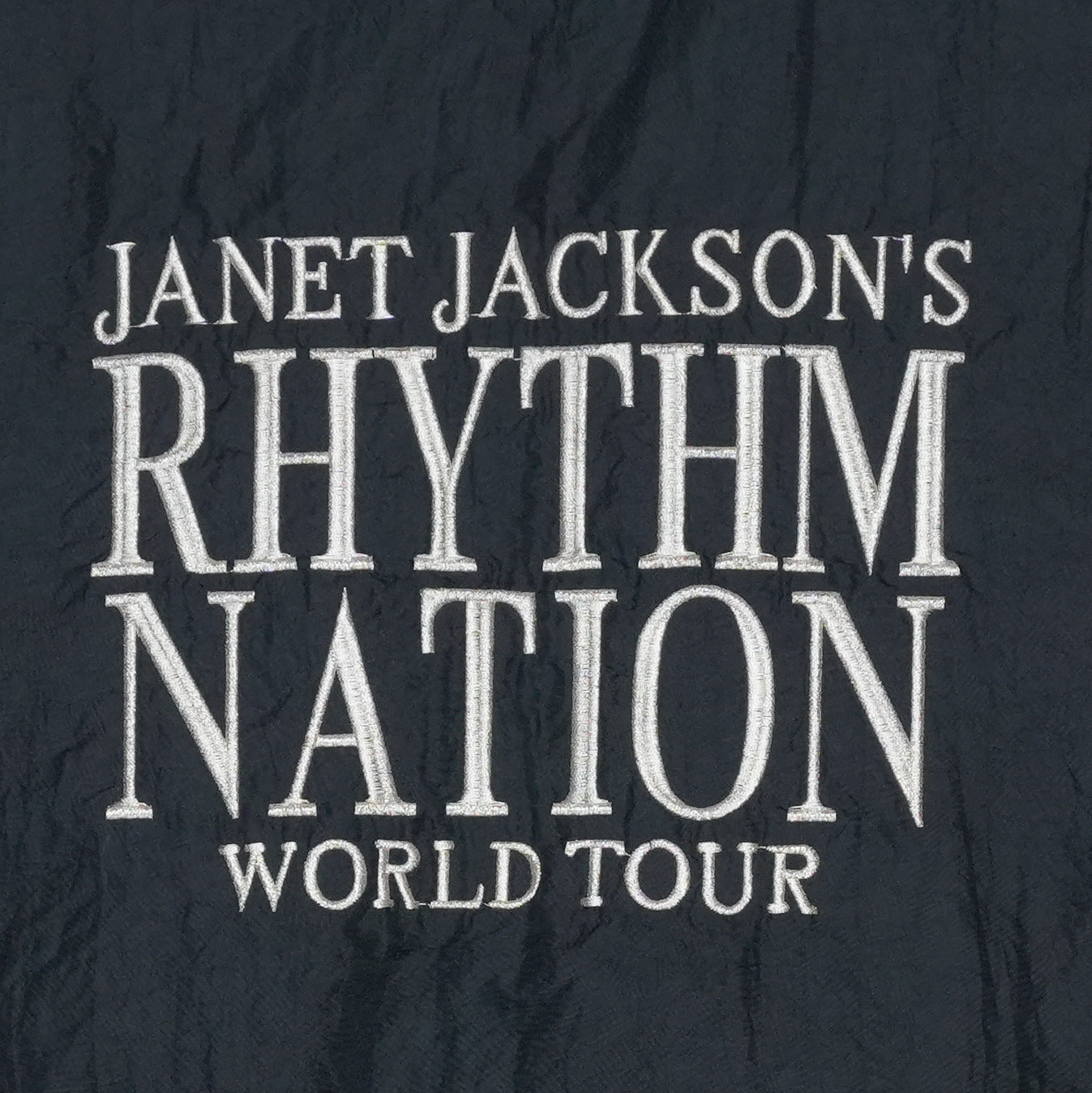 1990 Janet Jackson Rhythm Nation World Tour Crew Jacket