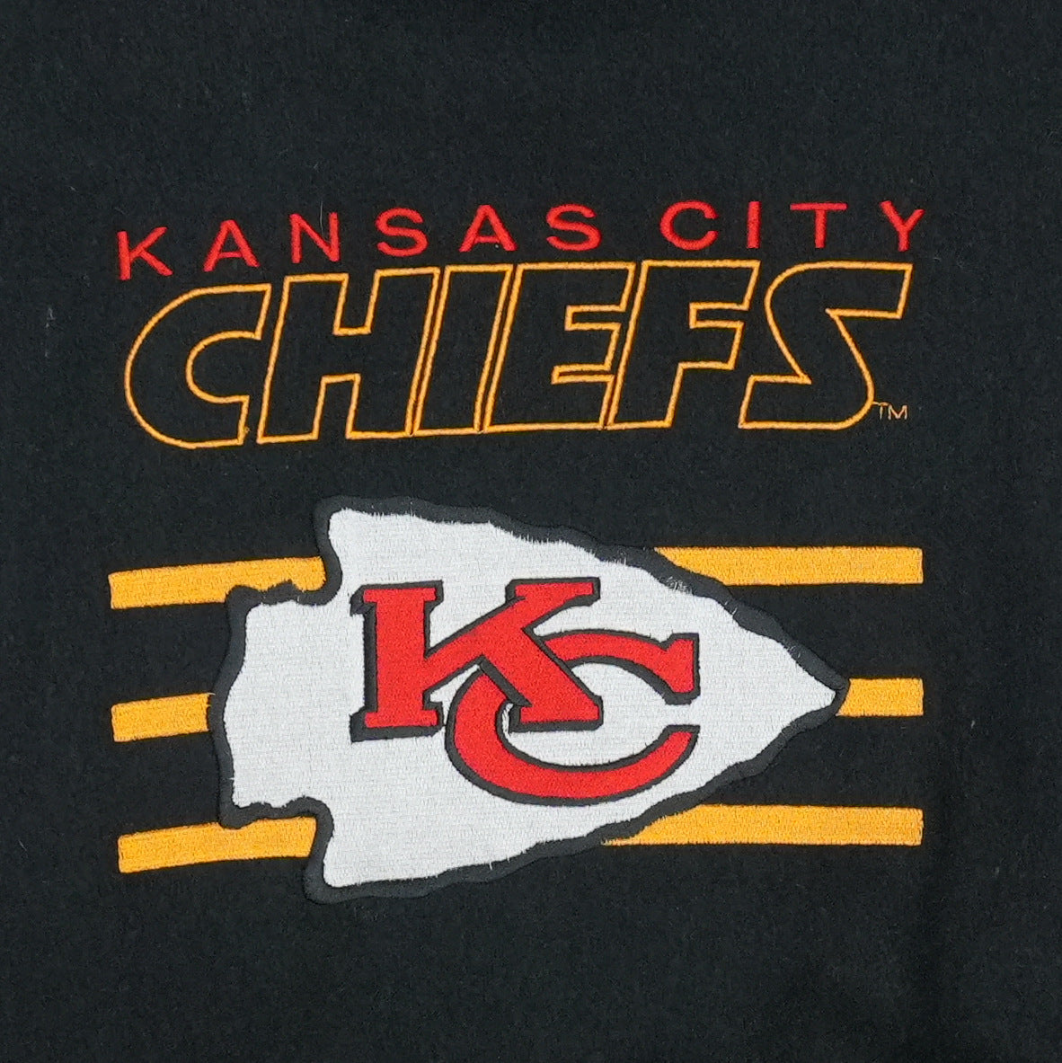 1990s Kansas City Chiefs Jacket Detail