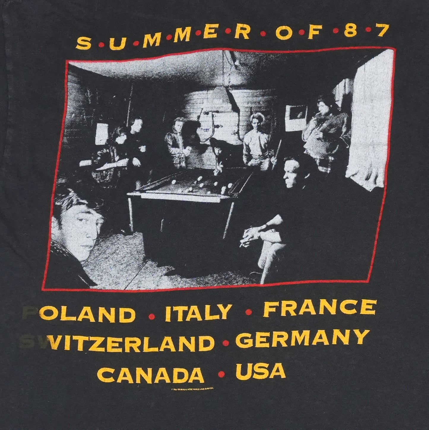 1987 Marillion Clutching At Straws Tour Shirt