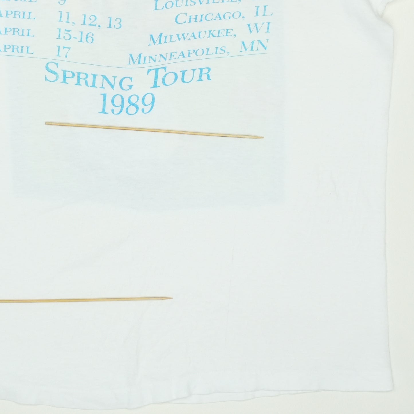 1989 Grateful Dead Spring Tour Shirt