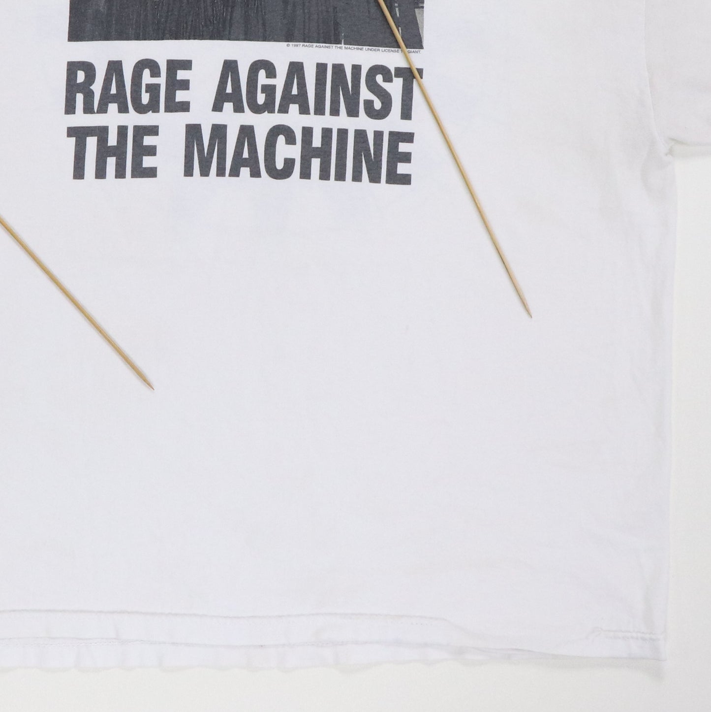 2000s Rage Against The Machine Shirt Detail