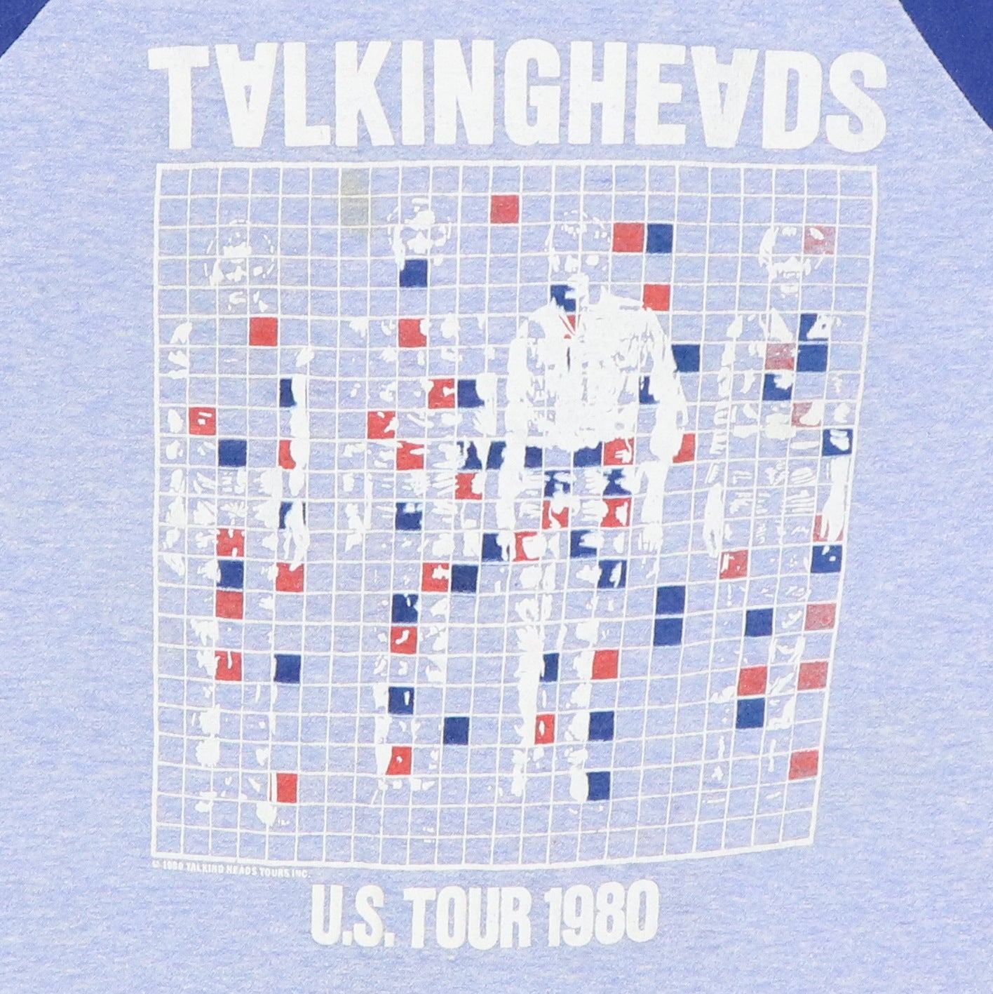 1980 Talking Heads US Tour Jersey Shirt Detail