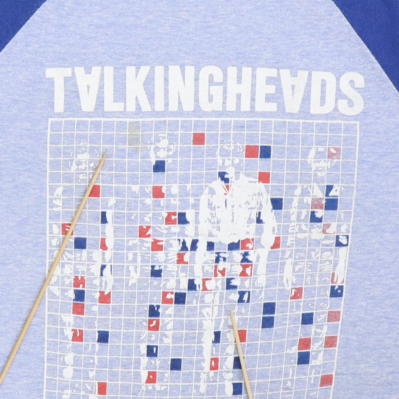 1980 Talking Heads US Tour Jersey Shirt Detail