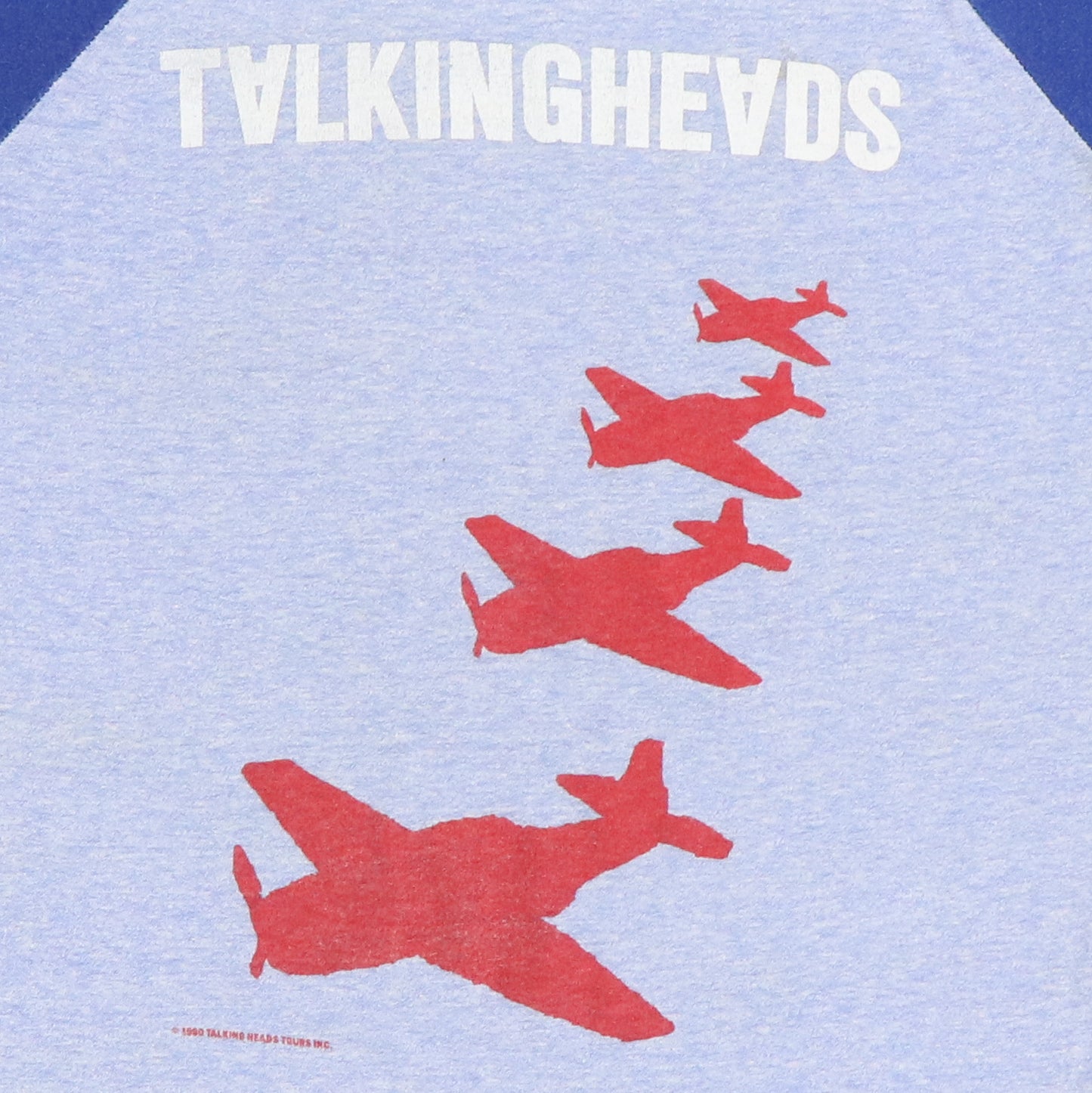 1980 Talking Heads US Tour Jersey Shirt Detail