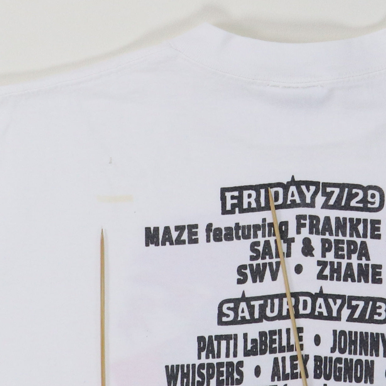 1994 Cincinnati Jazz Festival R Kelly Jodeci SWV Concert Shirt