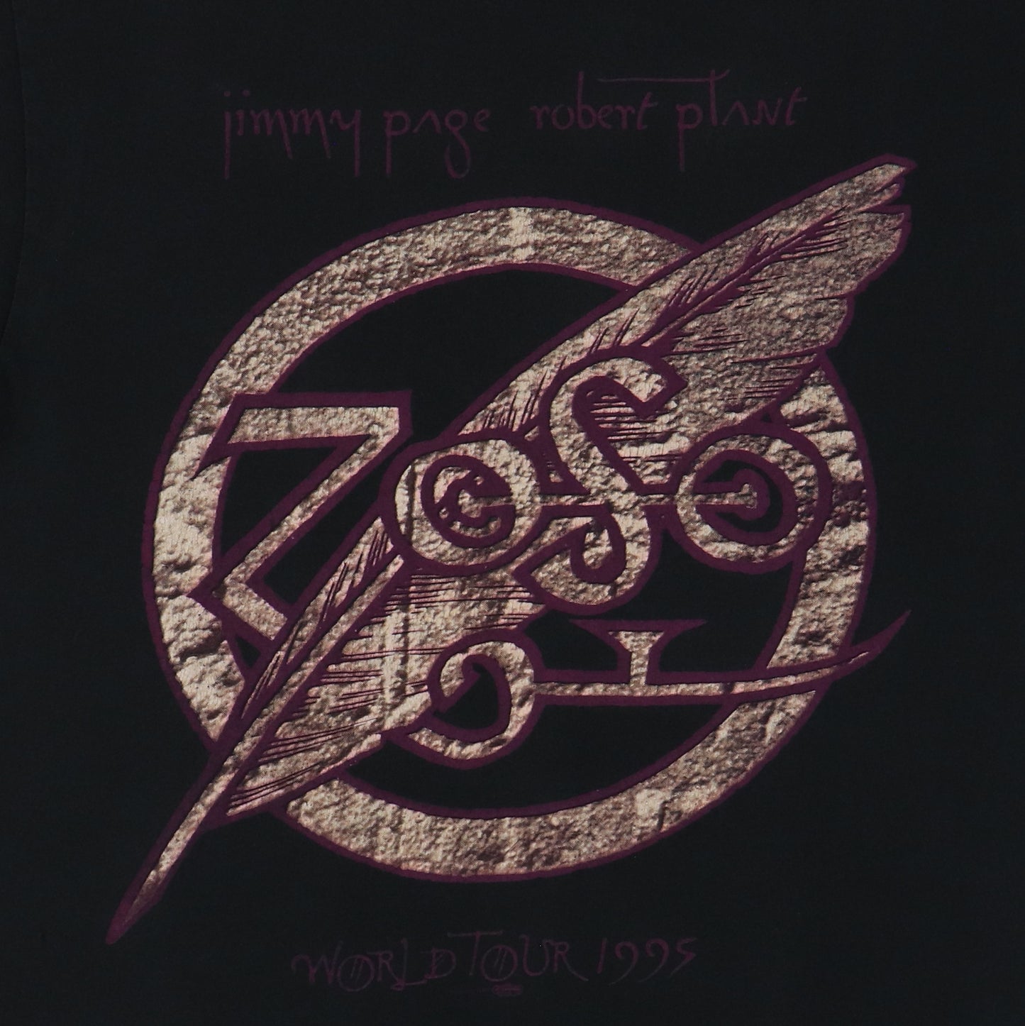 1995 Jimmy Page Robert Plant Zoso Tour shirt