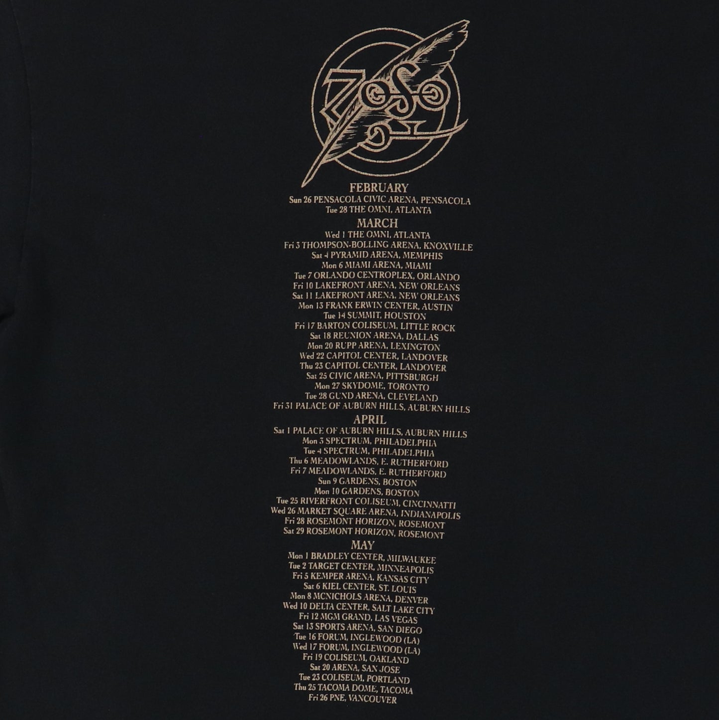1995 Jimmy Page Robert Plant Zoso Tour shirt