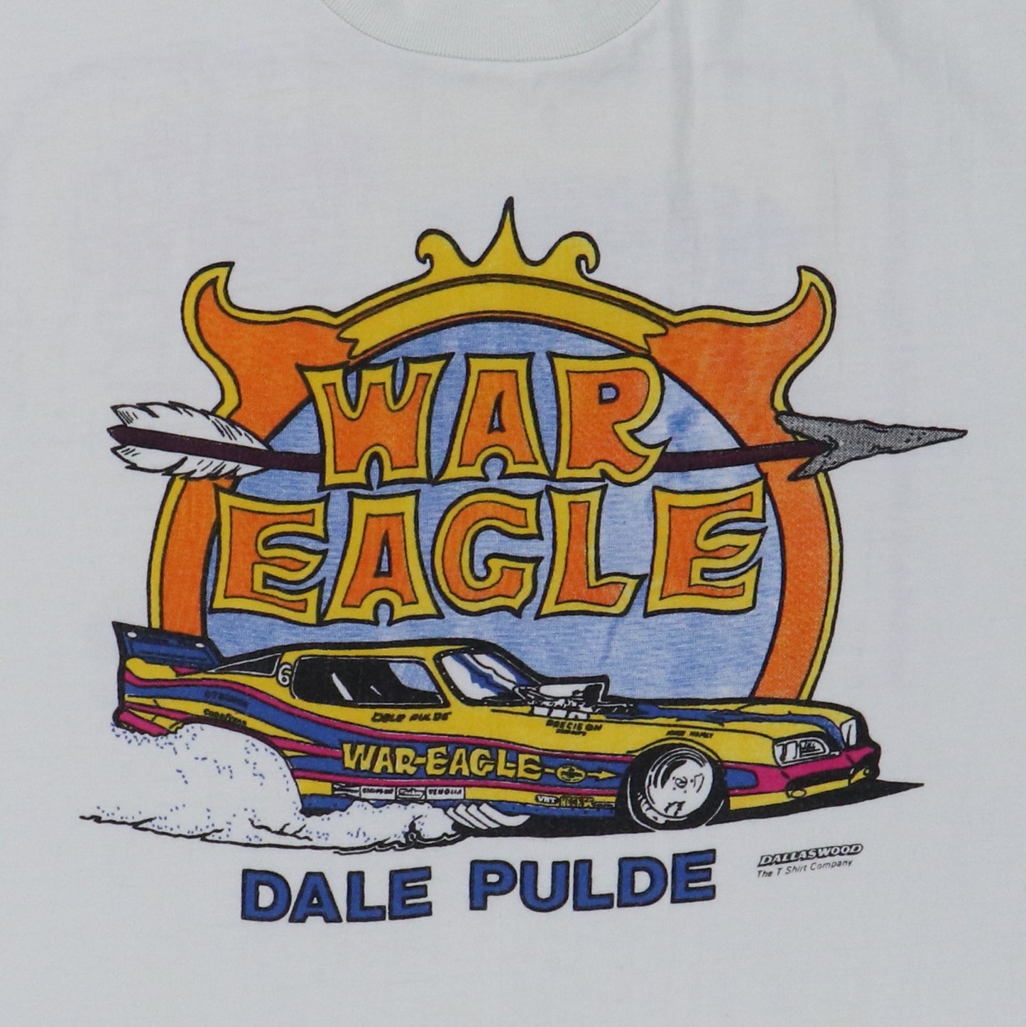 1970s Dale Pulde War Eagle Orange County International Raceway Shirt