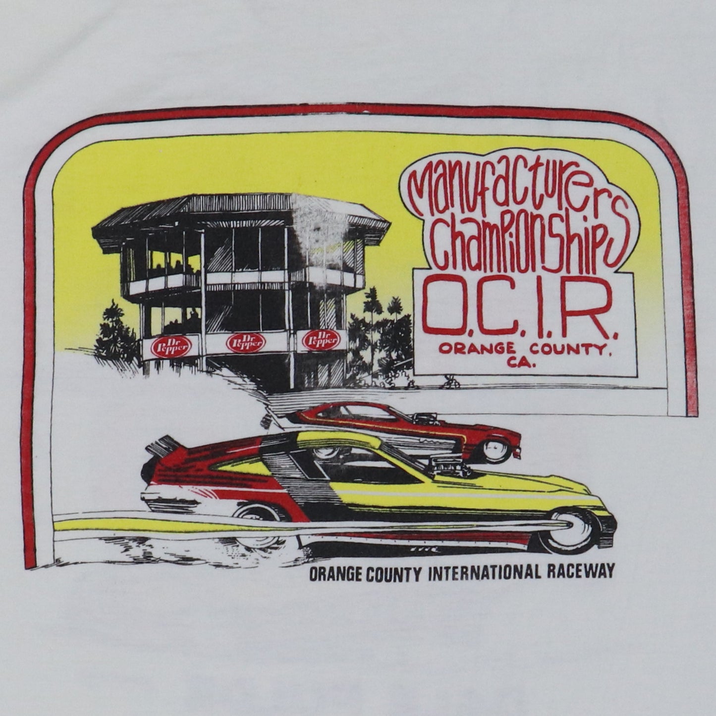 1970s Dale Pulde War Eagle Orange County International Raceway Shirt