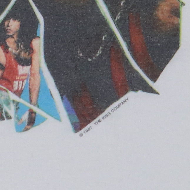 1987 Kiss I Went Crazy With Kiss Tour Shirt