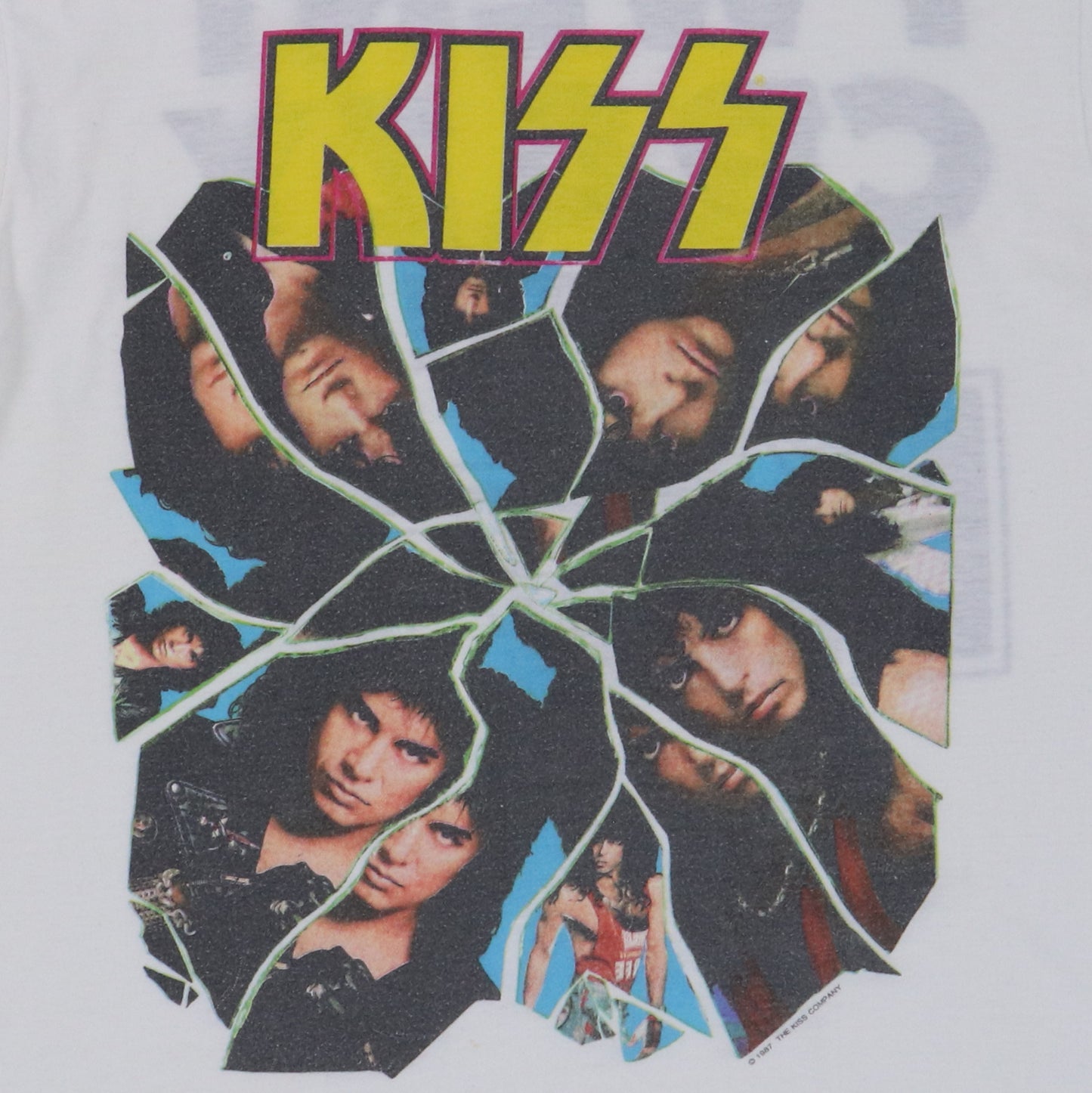 1987 Kiss I Went Crazy With Kiss Tour Shirt