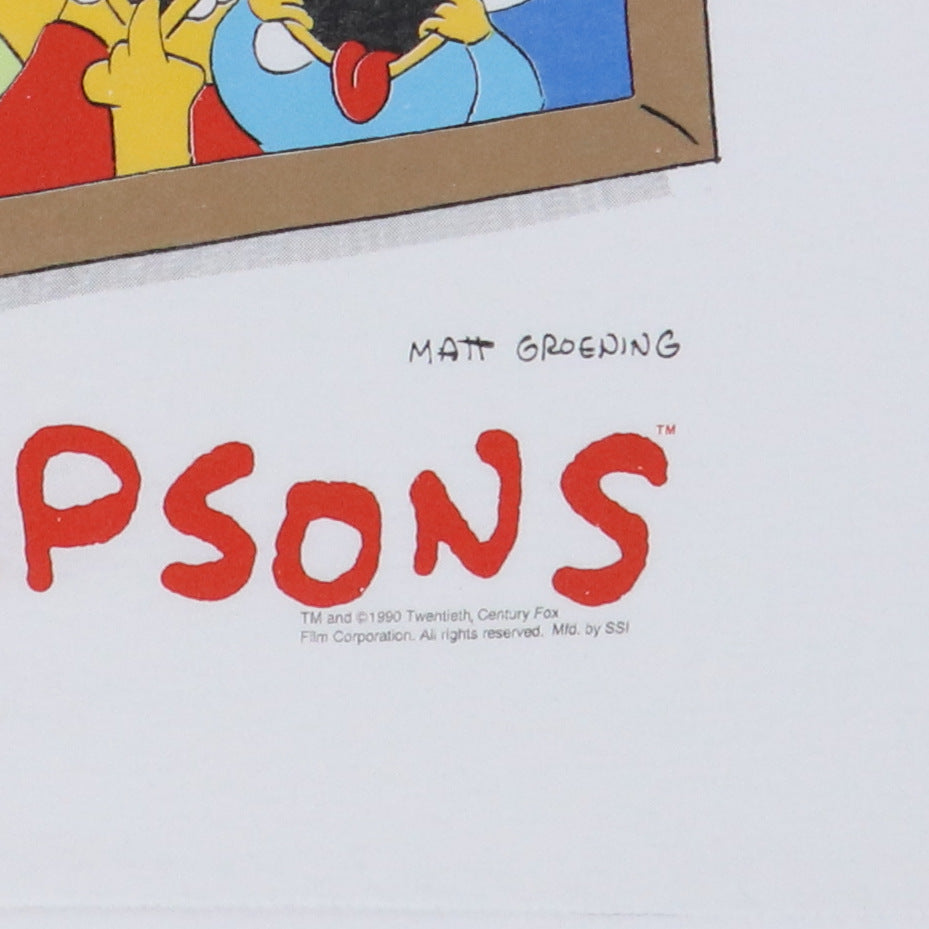 1990 The Simpsons Shirt Detail