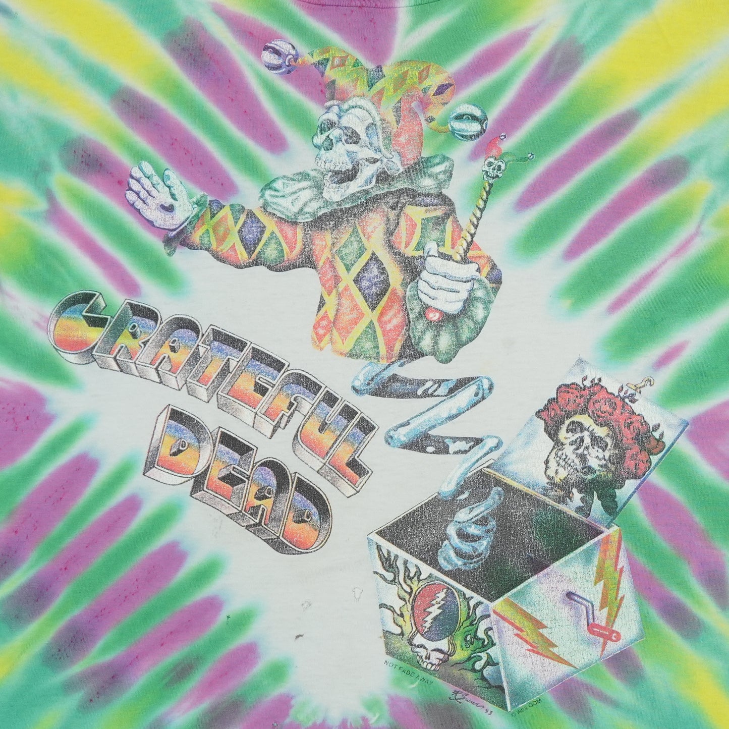 1993 Grateful Dead Jester Tie Dye Shirt