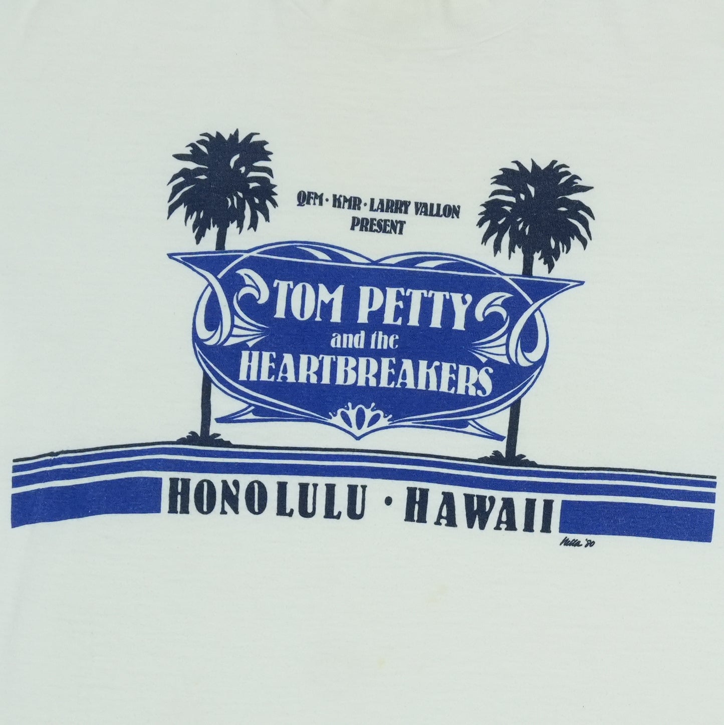 1980 Tom Petty And The Heartbreakers Honolulu Concert Shirt