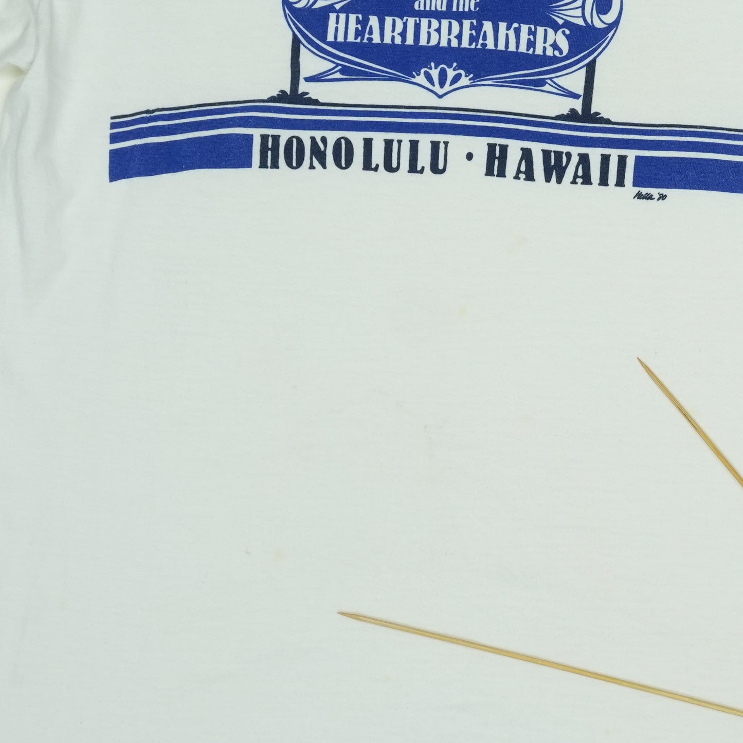 1980 Tom Petty And The Heartbreakers Honolulu Concert Shirt