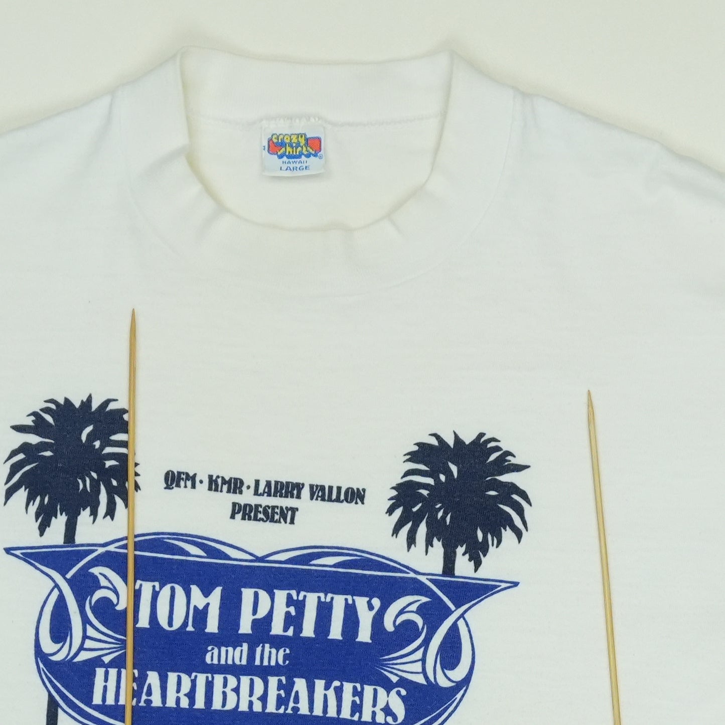 1980 Tom Petty And The Heartbreakers Honolulu Concert Shirt