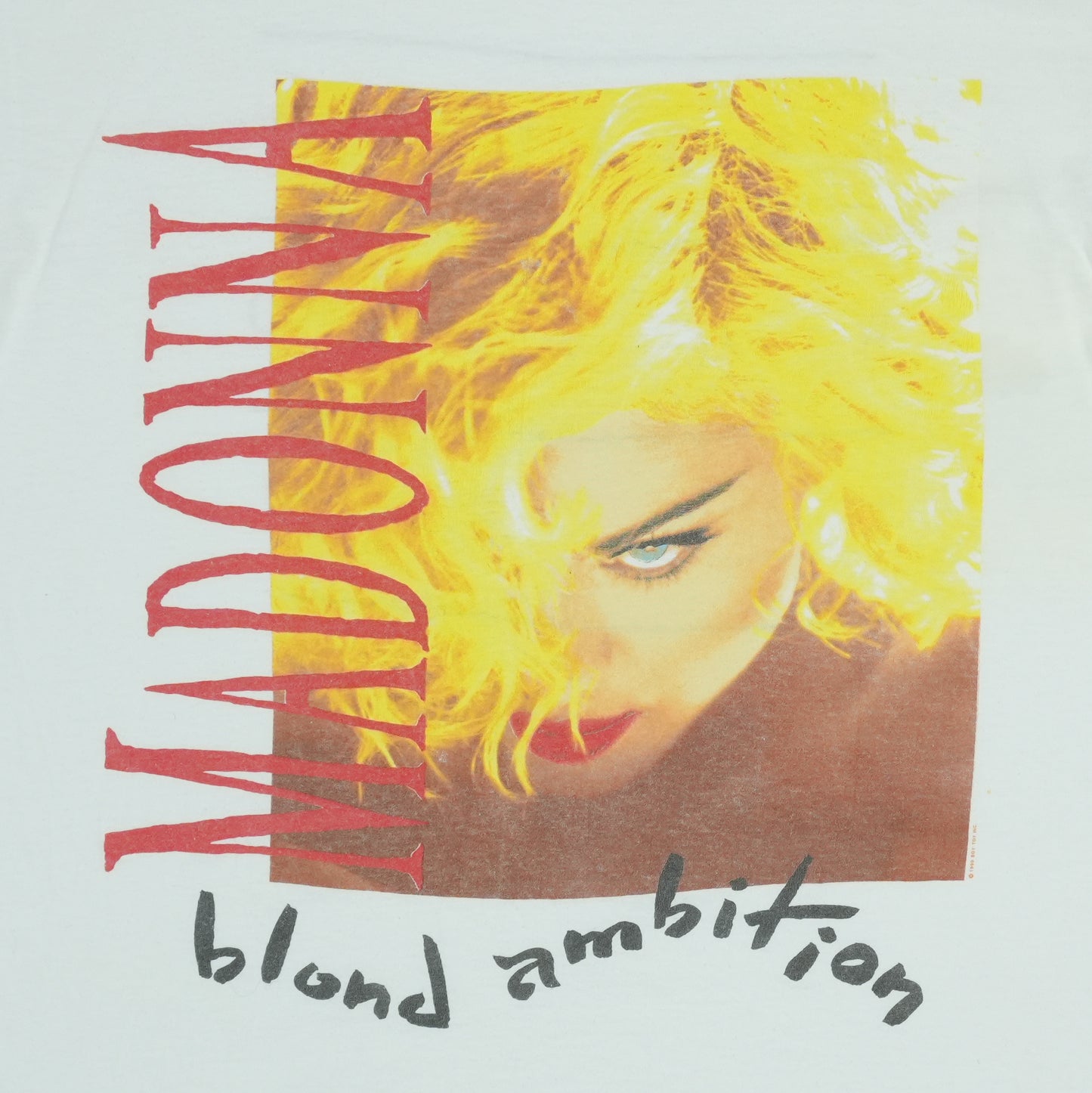 1990 Madonna Blond Ambition World Tour Shirt