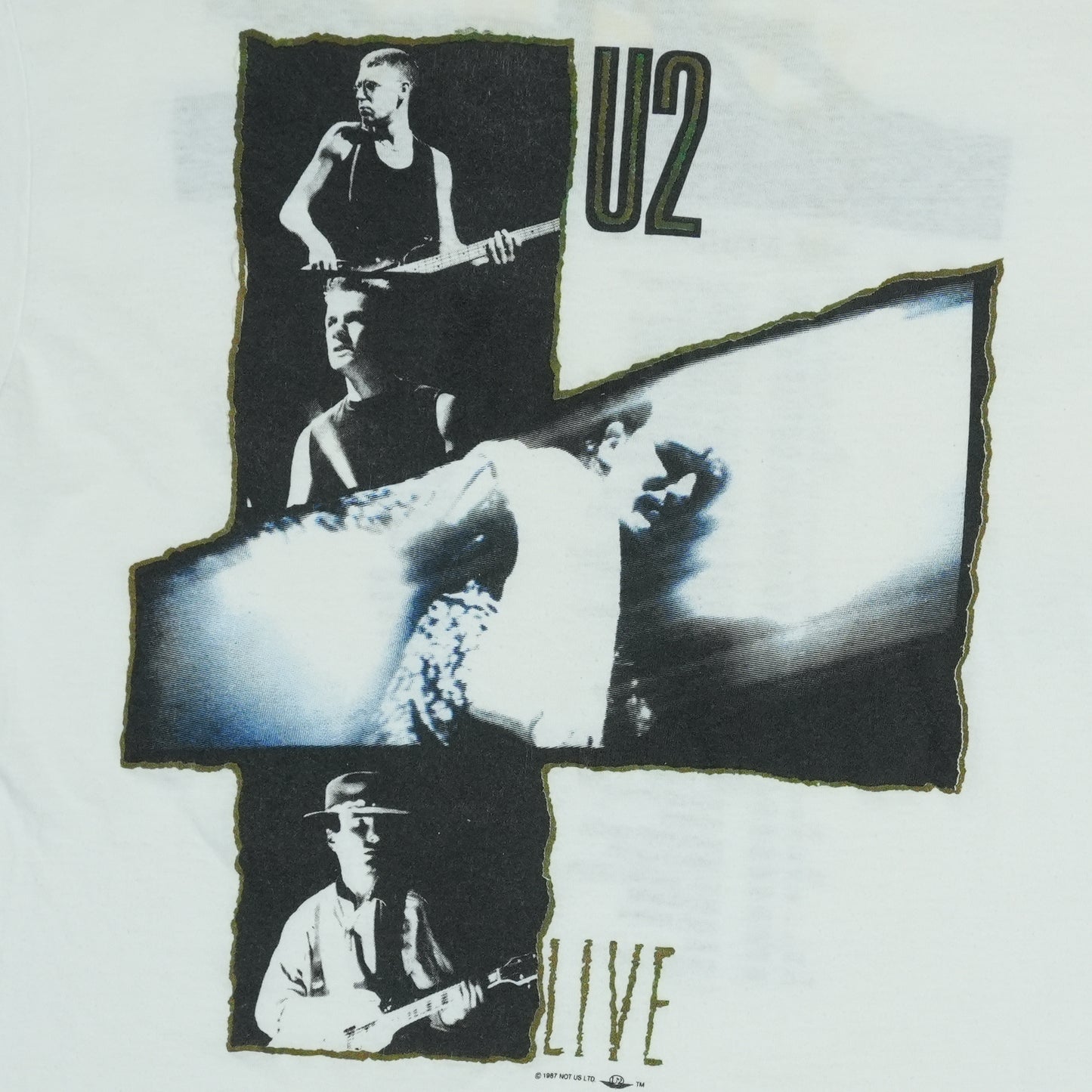 1987 U2 Joshua Tree Tour Shirt