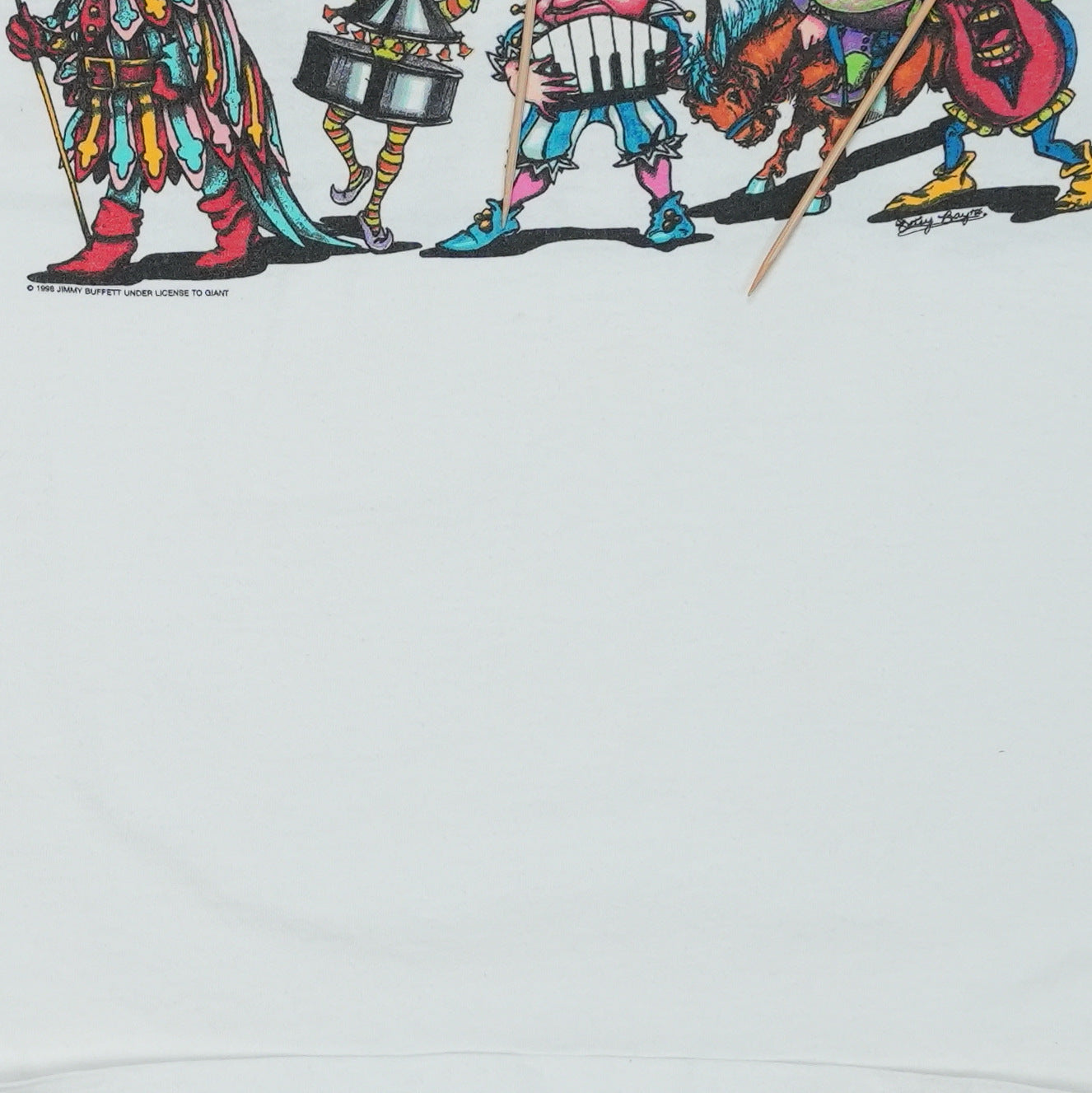 1998 Jimmy Buffett Spring Tour Long Sleeve Shirt