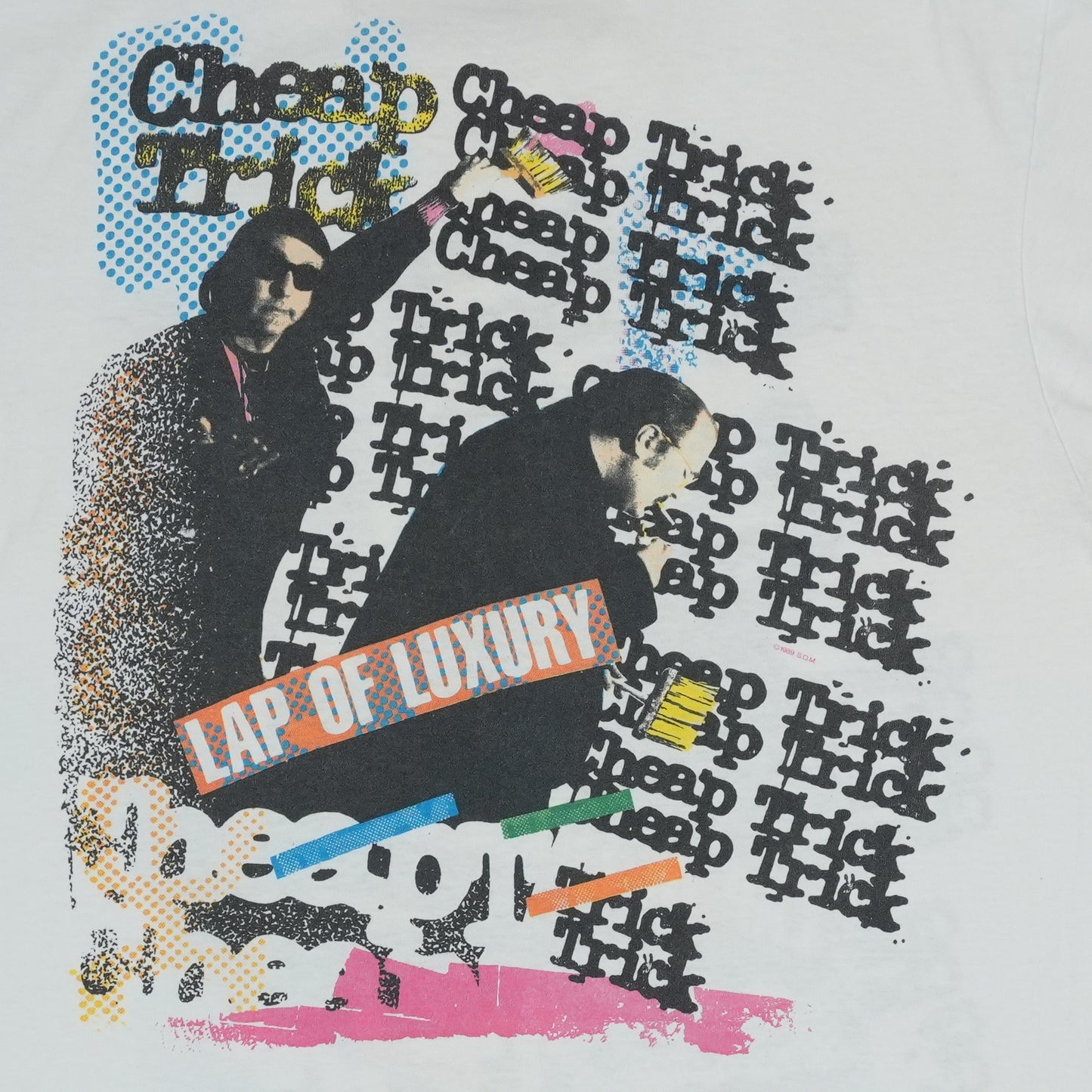 1989 Cheap Trick Lap Of Luxury Tour Shirt