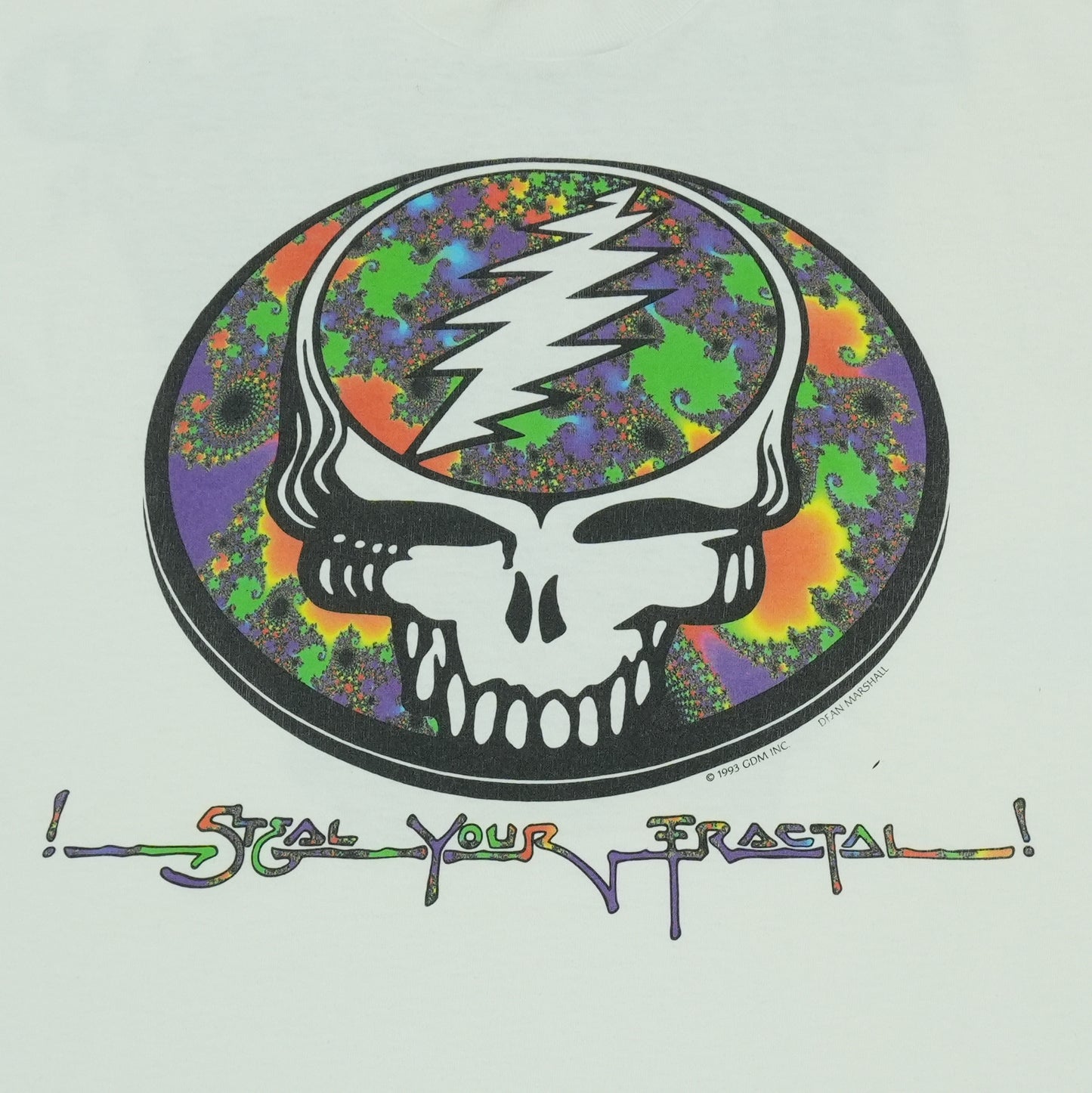 1993 Grateful Dead Steal Your Fractal Tour Shirt