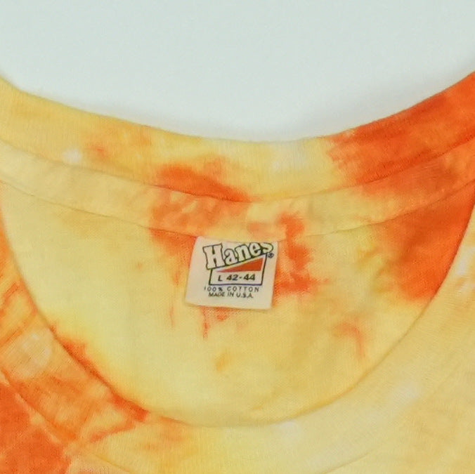 1978 Rolling Stones Happy Birthday Mick Concert Tie Dye Shirt