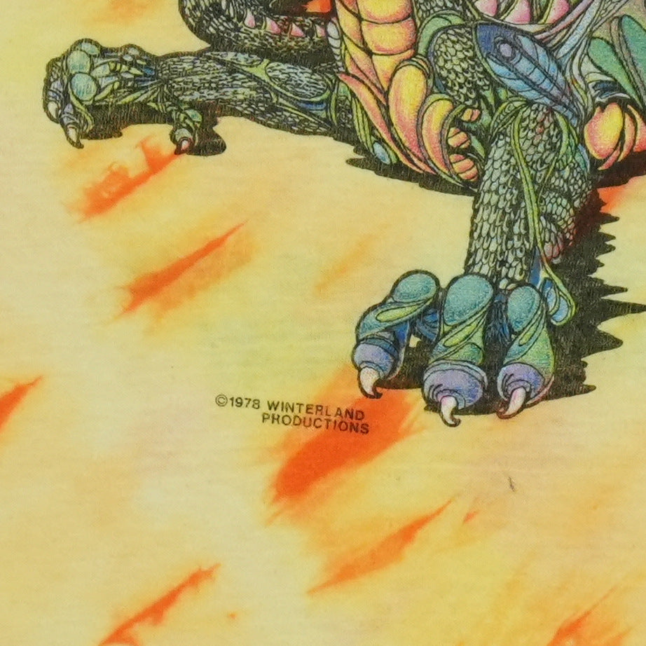 1978 Rolling Stones Happy Birthday Mick Concert Tie Dye Shirt