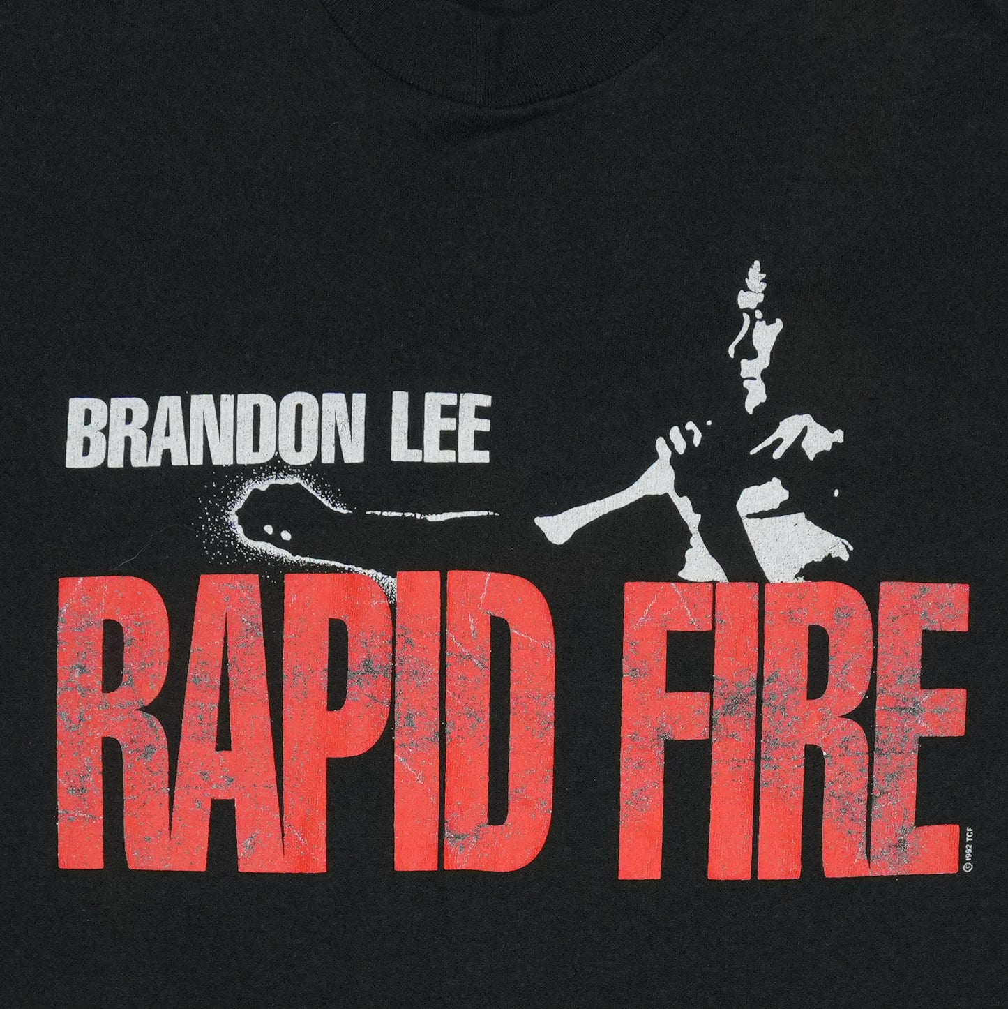 1992 Rapid Fire Brandon Lee Movie Promo Shirt
