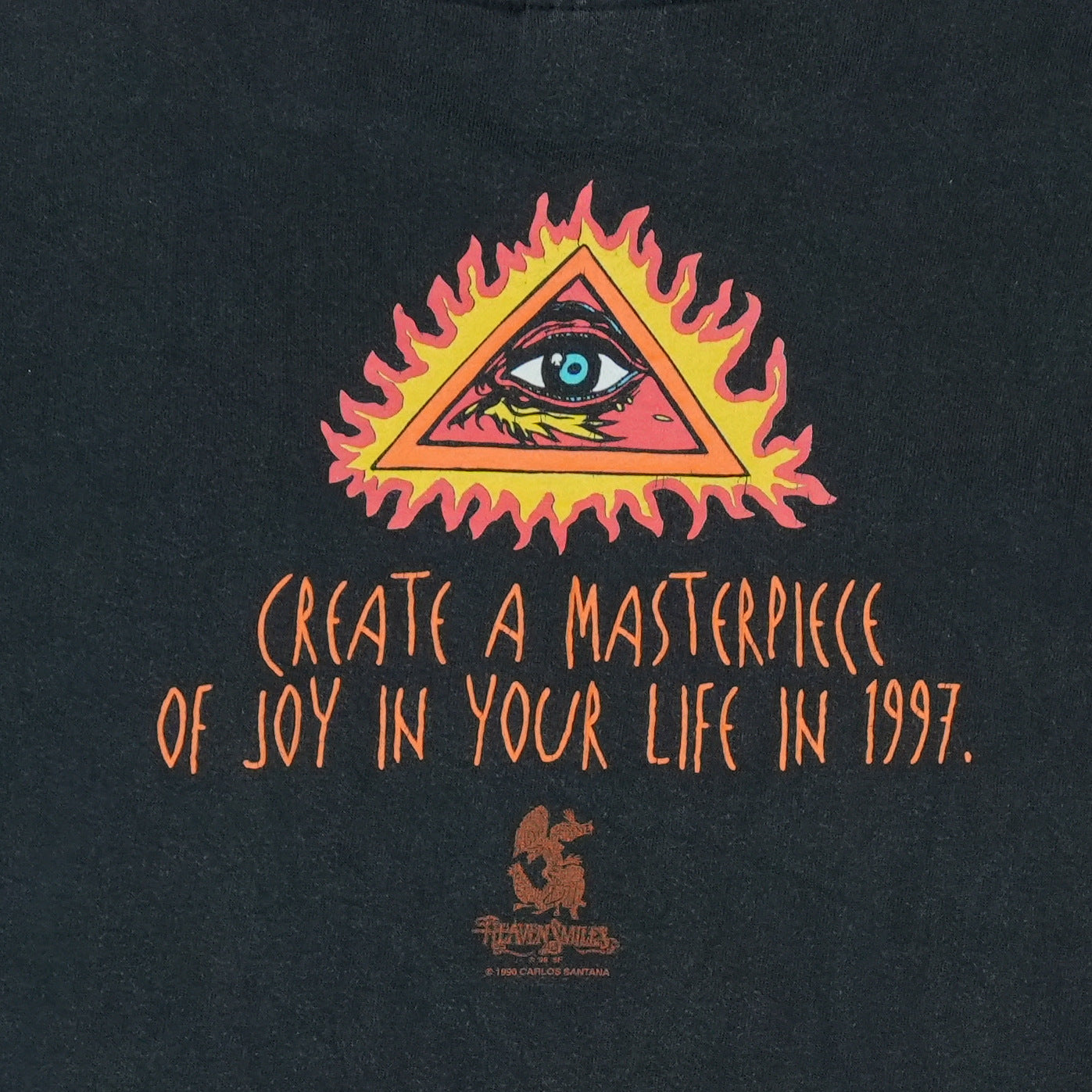 1997 Santana Create A Masterpiece Of Joy Shirt