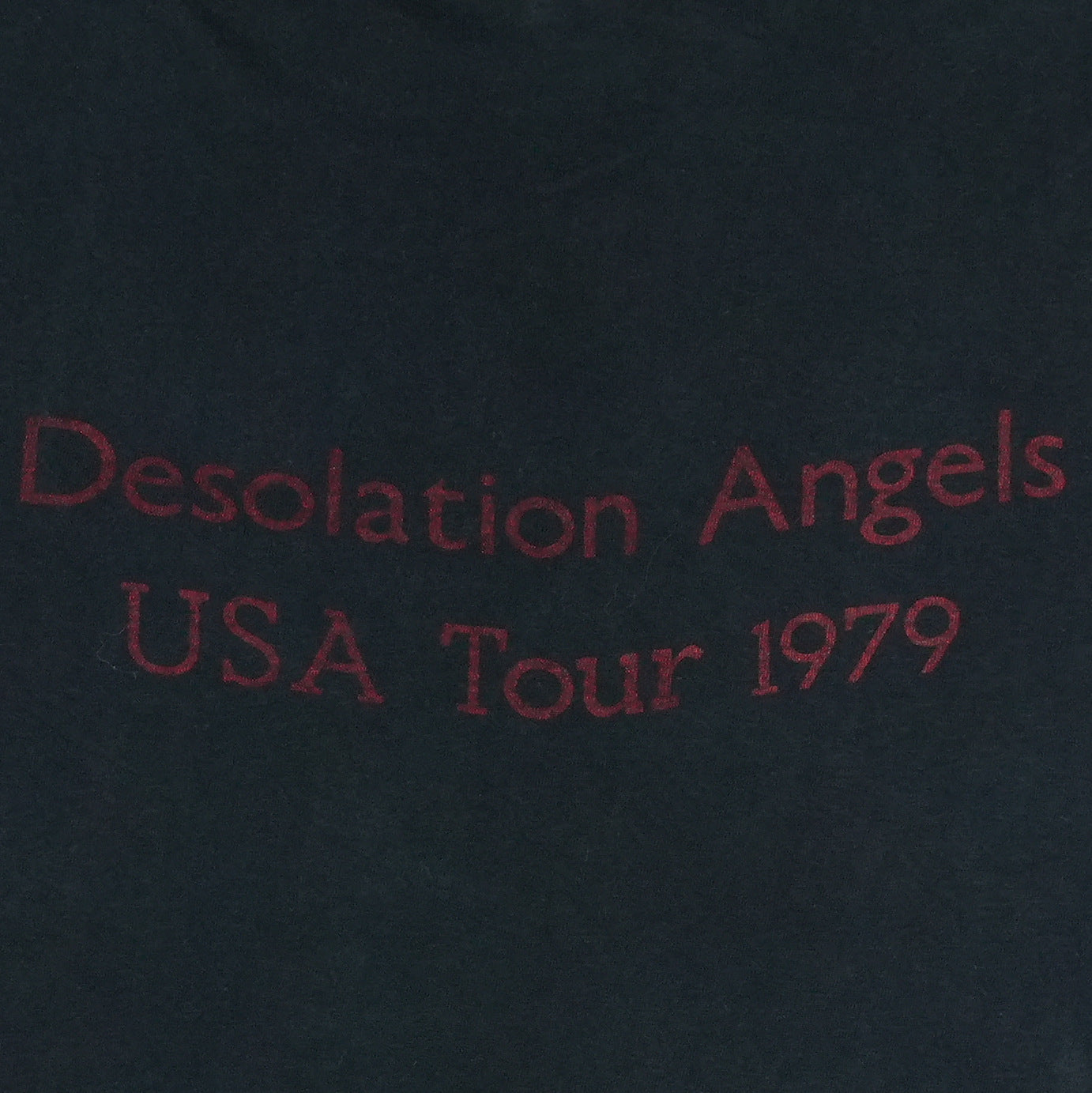 1979 Bad Company Desolation Angels Tour Shirt