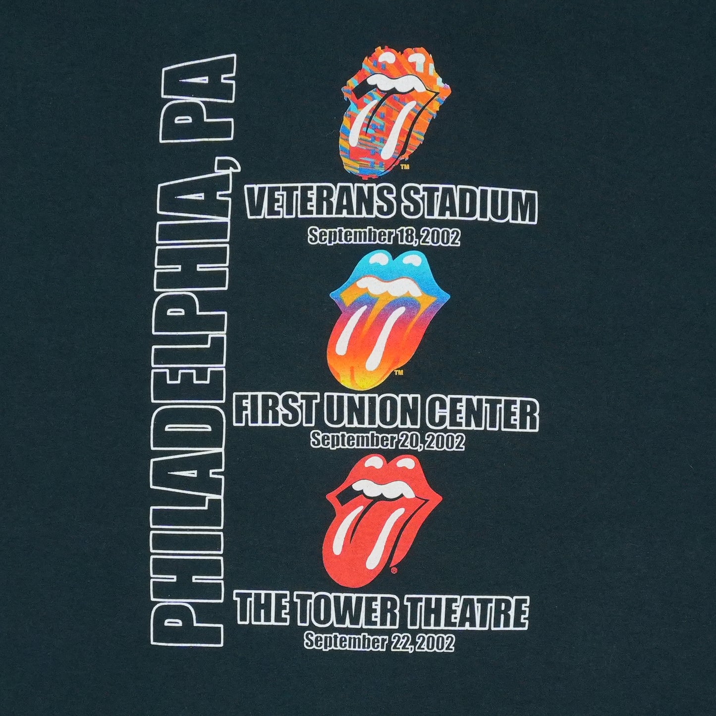 2002 Rolling Stones Philadelphia Tour Shirt
