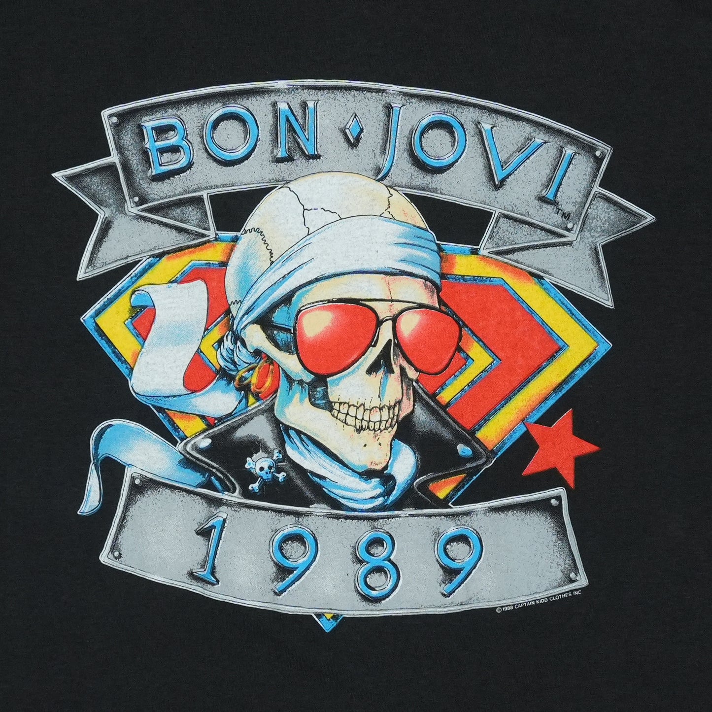 1989 Bon Jovi We're Back Kickin Ass Shirt