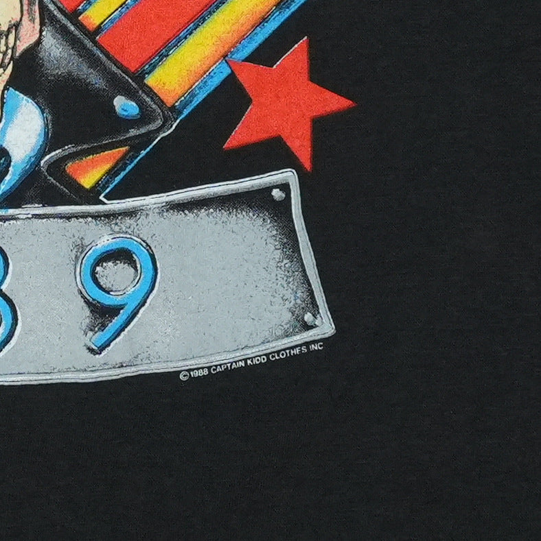 1989 Bon Jovi We're Back Kickin Ass Shirt