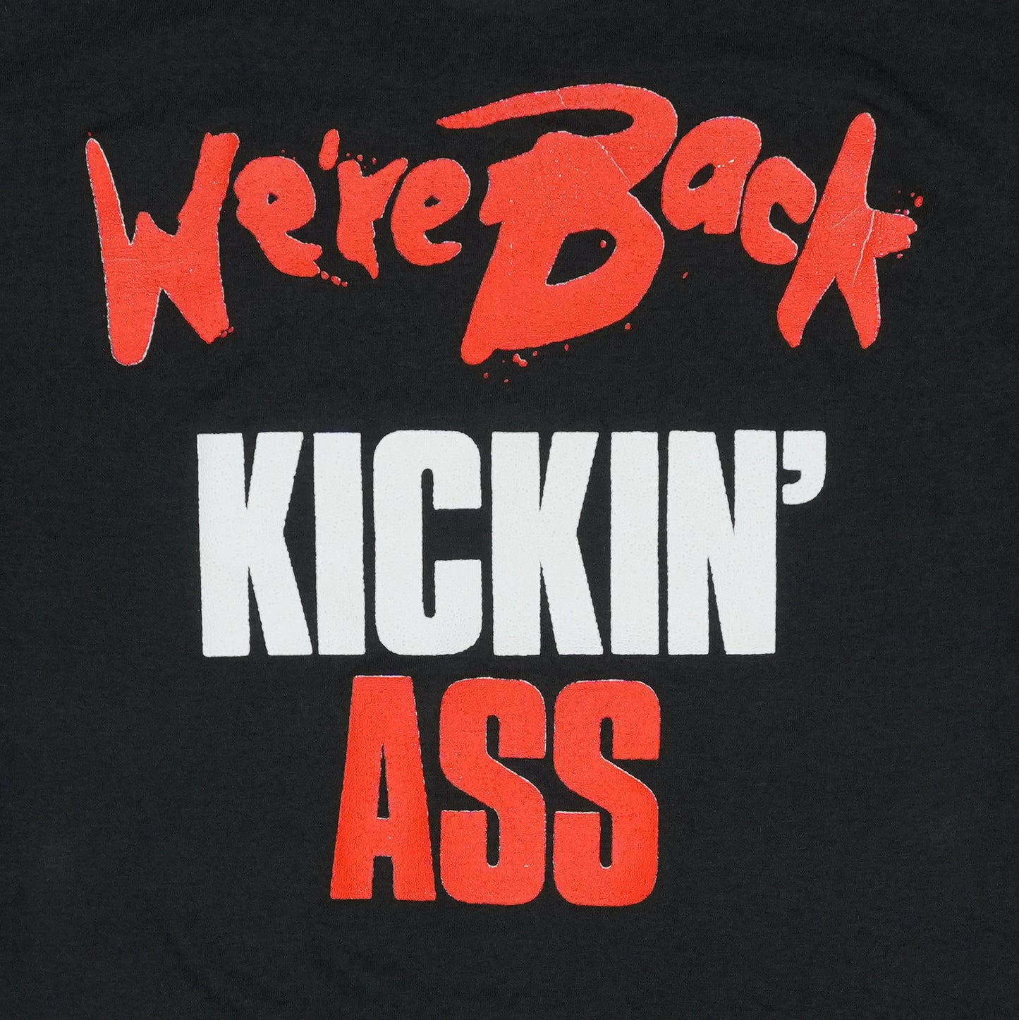 1989 Bon Jovi We're Back Kickin Ass Shirt