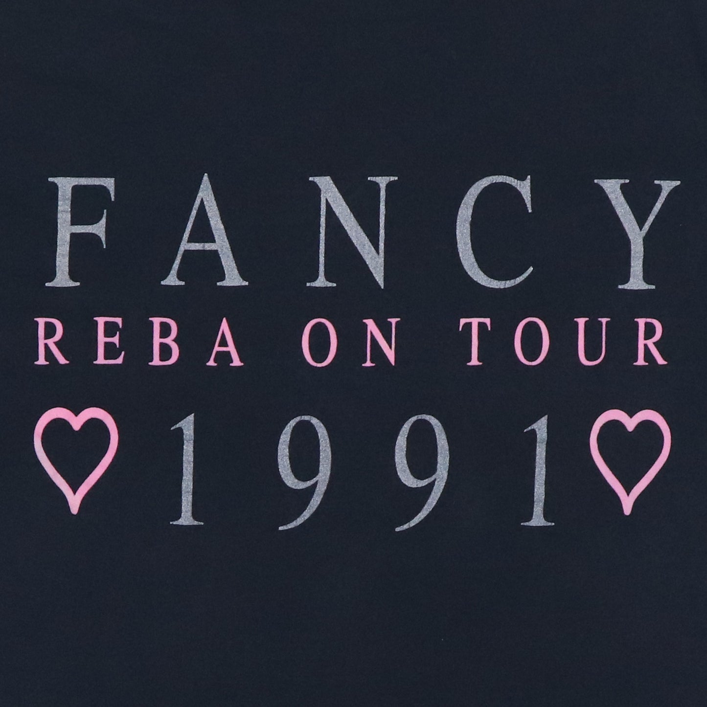 1990 Reba McEntire Fancy On Tour Shirt Detail