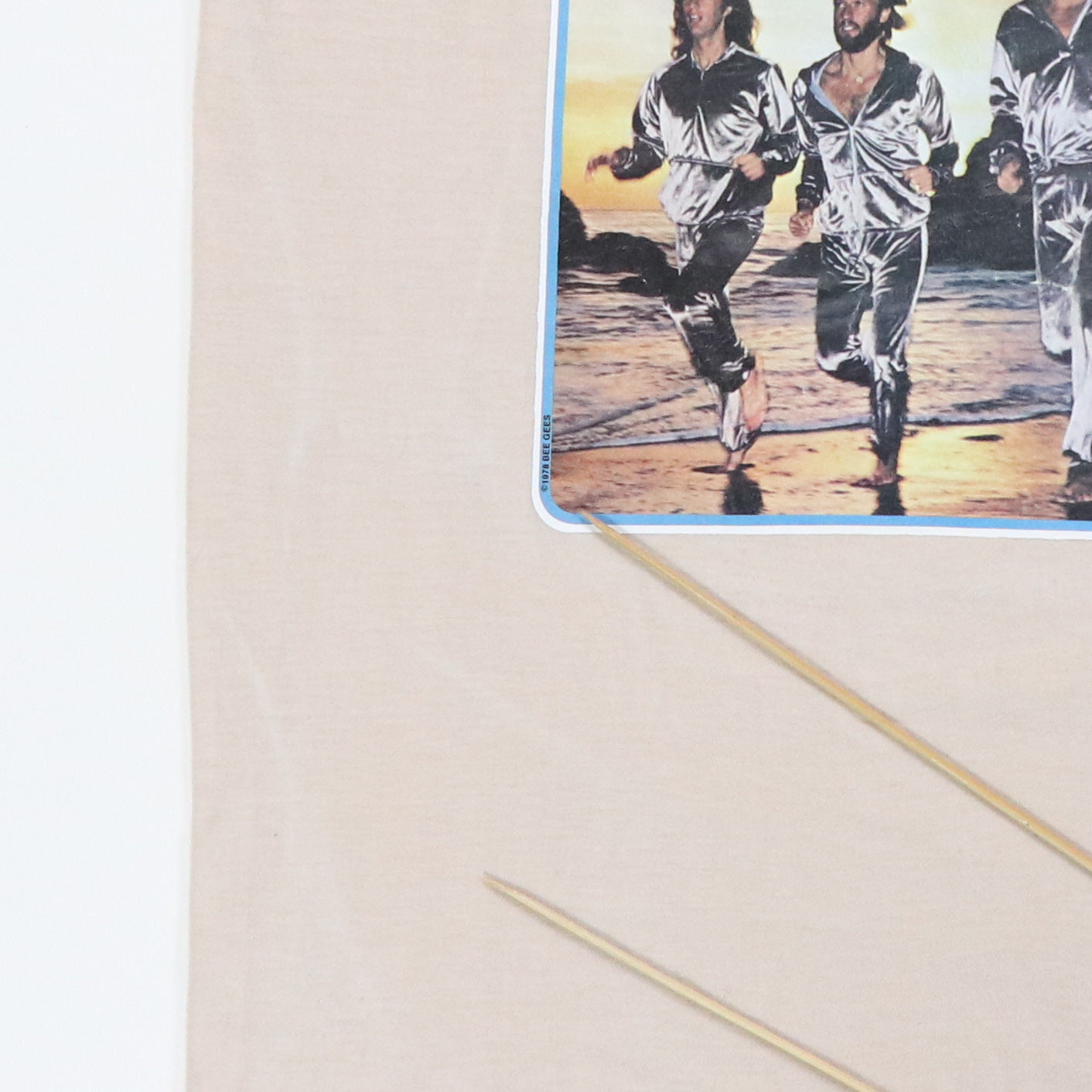 1970s Bee Gees Iron On Graphic Shirt