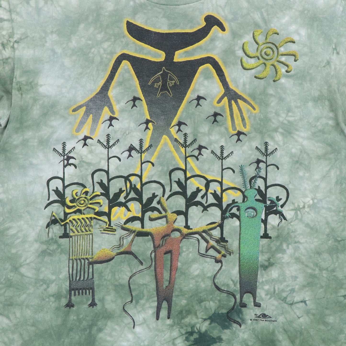 1997 New Mexico Native Art Tie Dye Shirt