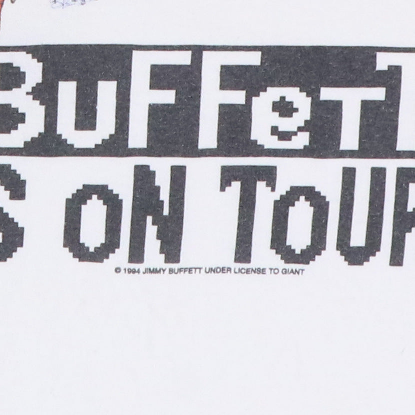 1994 Jimmy Buffett Fruitcakes On Tour Shirt