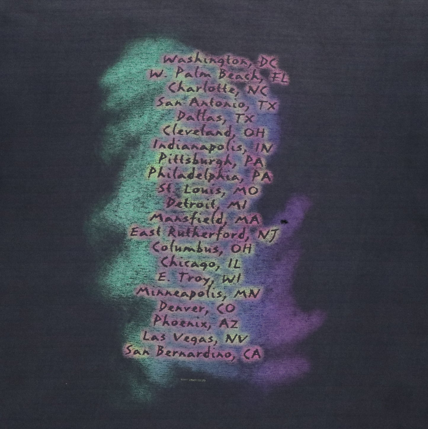 1997 Ozzfest Ozzy Osbourne Tour Shirt