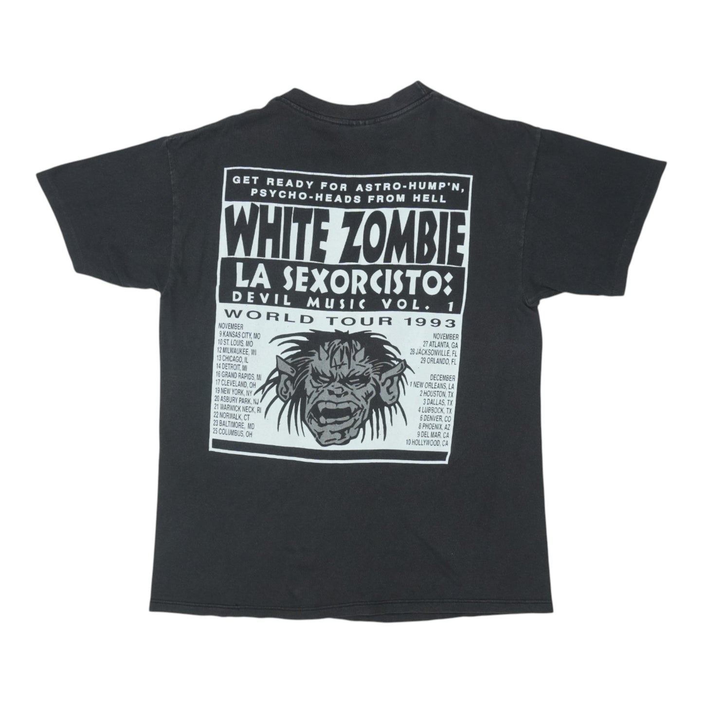 1993 White Zombie La Sexorcisto Tour Shirt