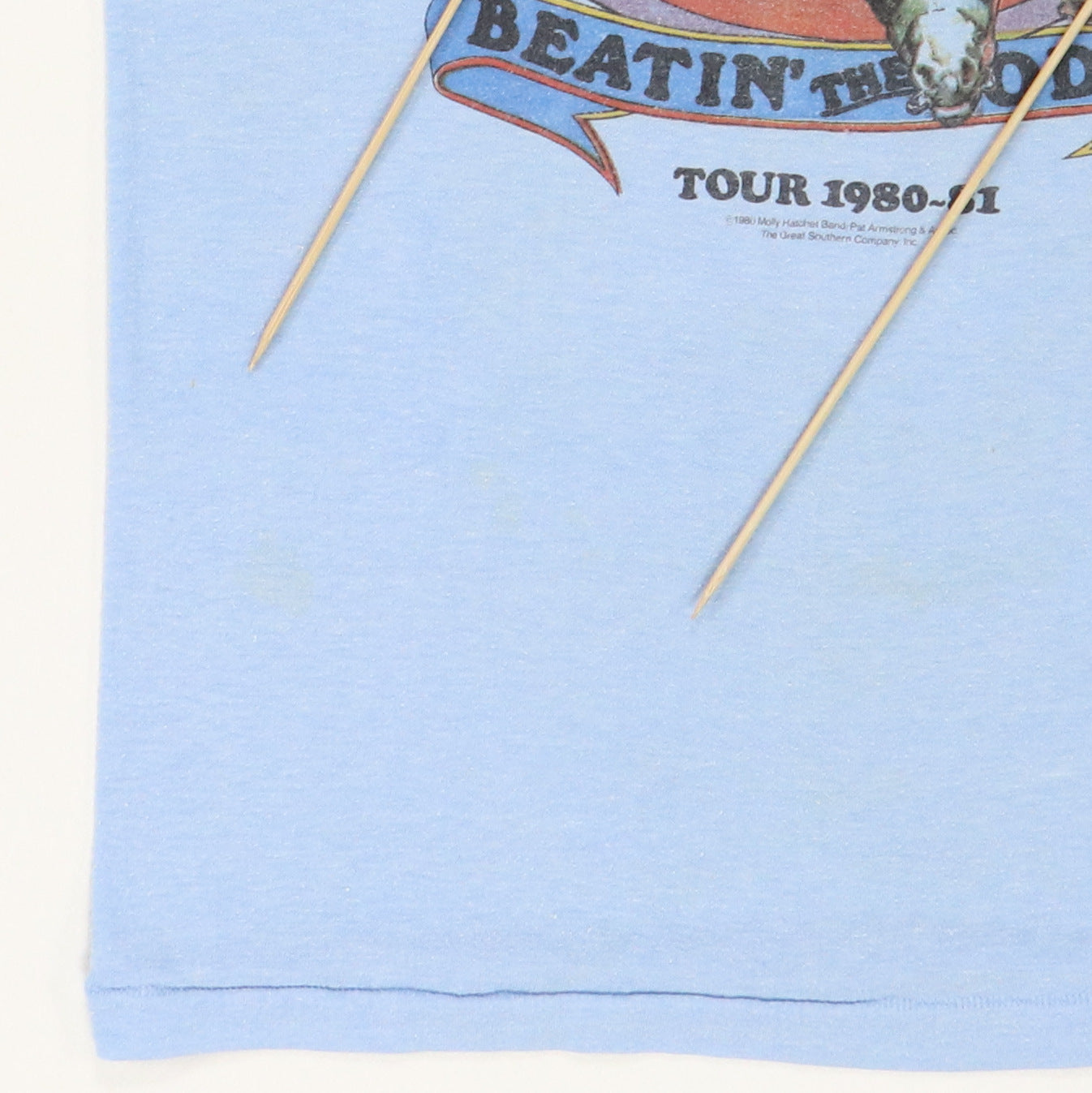 1980 Molly Hatchet Beatin The Odds Tour Shirt